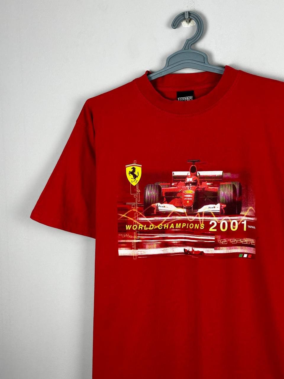Ferrari Vintage 90s Formula 1 Ferrari T-shirt Size US L / EU 52-54 / 3 - 3 Thumbnail