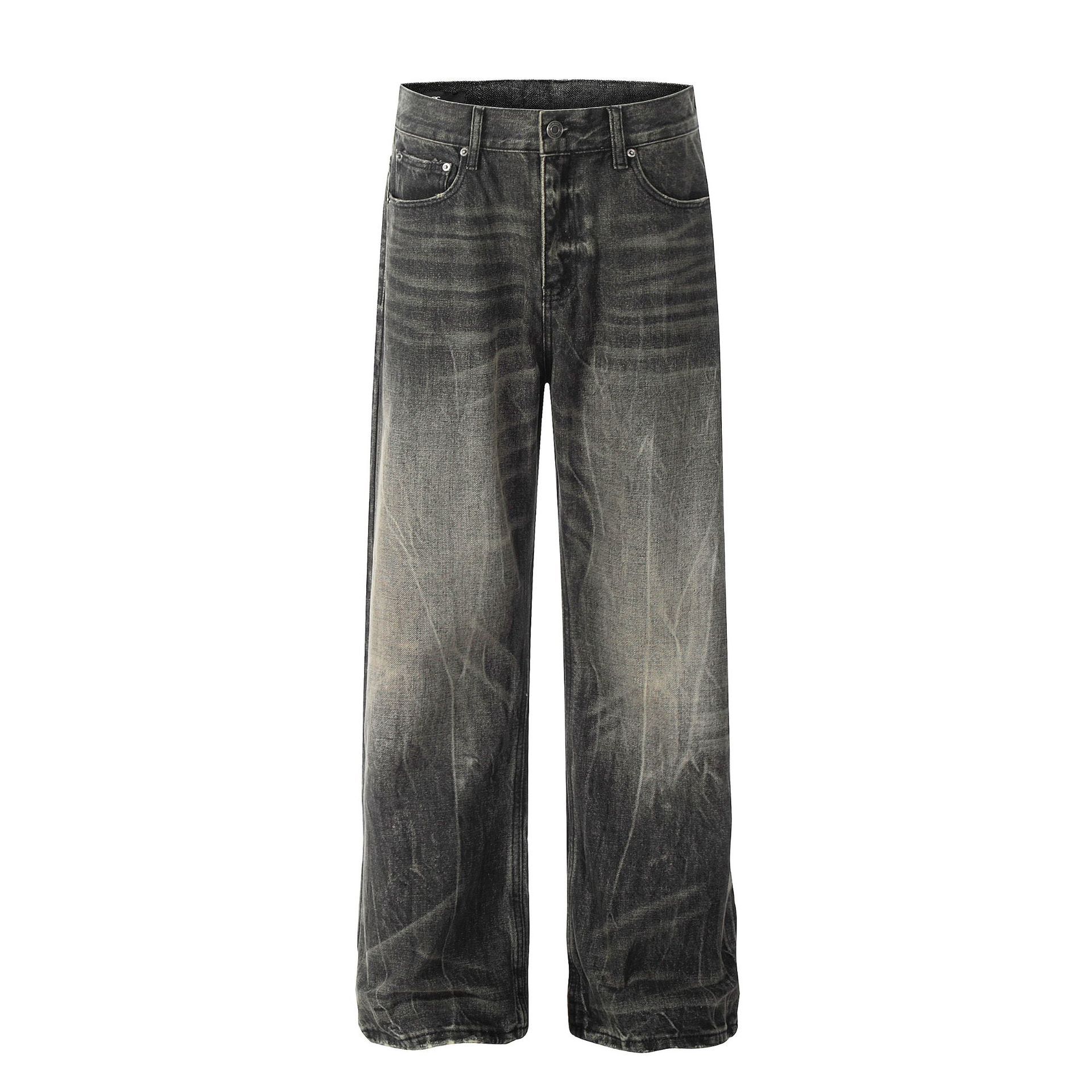 Vintage American retro washed lightning flared jeans for men Size US 32 / EU 48 - 1 Thumbnail