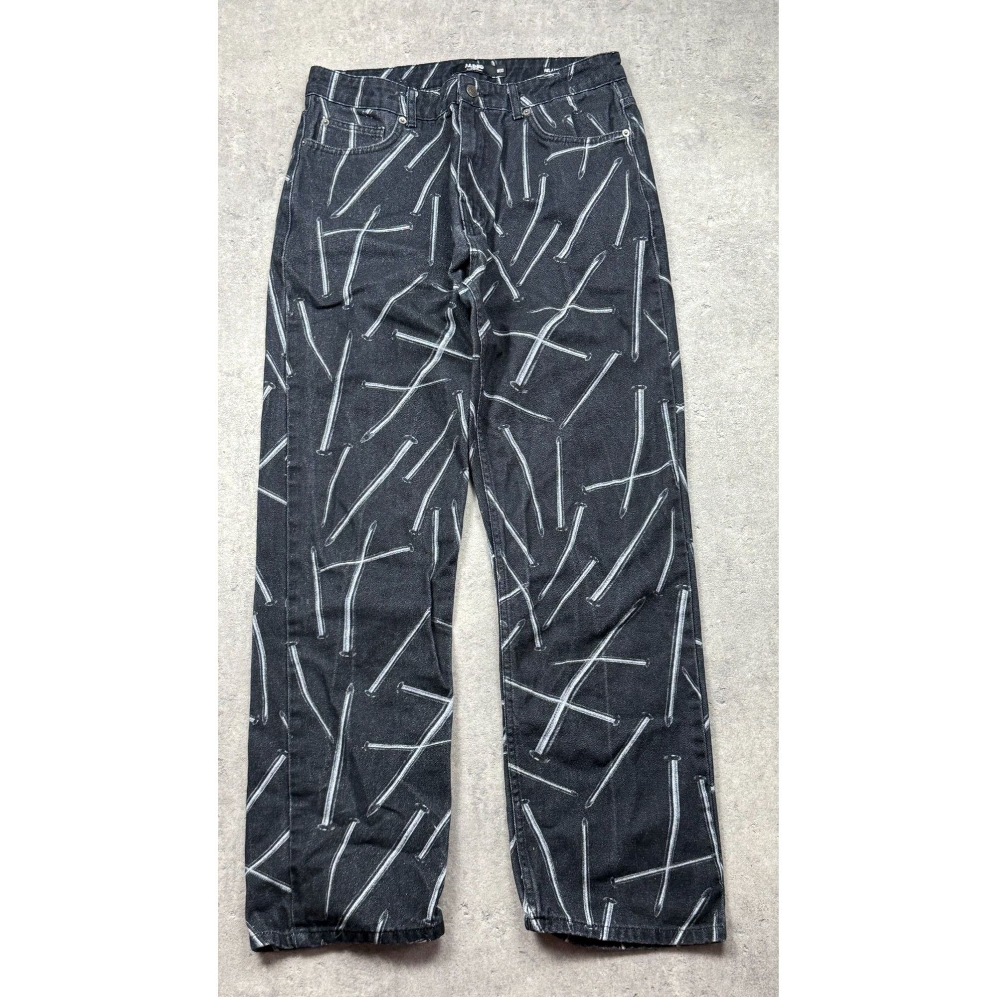 Jaded London Washed black razor Jean | Grailed