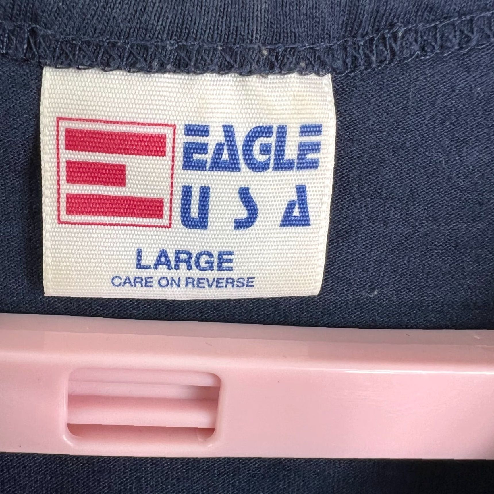 Vintage VINTAGE Eagle USA Polo Mens L Blue Nature Logo Shirt Size US L / EU 52-54 / 3 - 5 Thumbnail