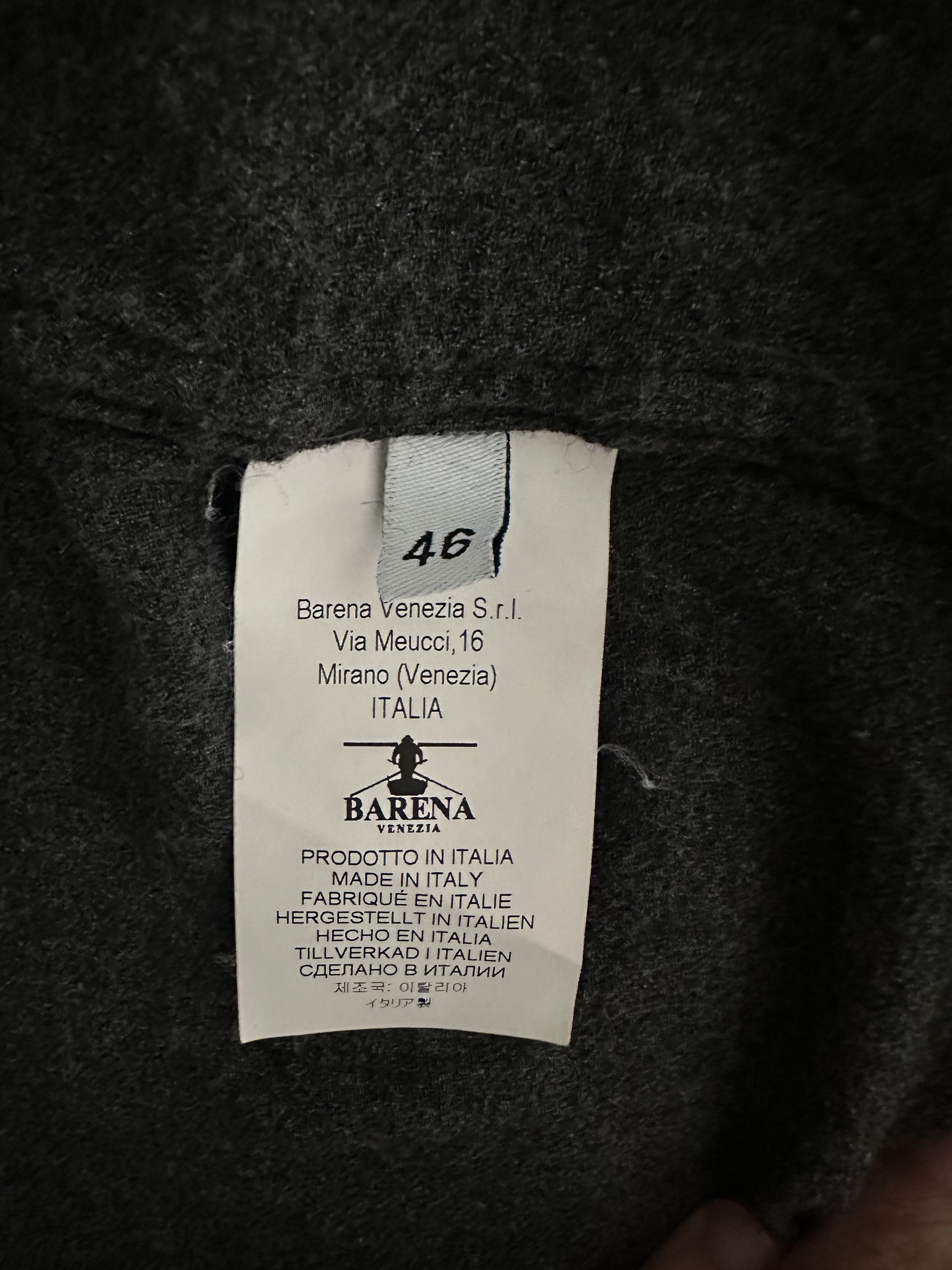 Barena Grey long-sleeve shirt, thin cotton Size US S / EU 44-46 / 1 - 3 Thumbnail