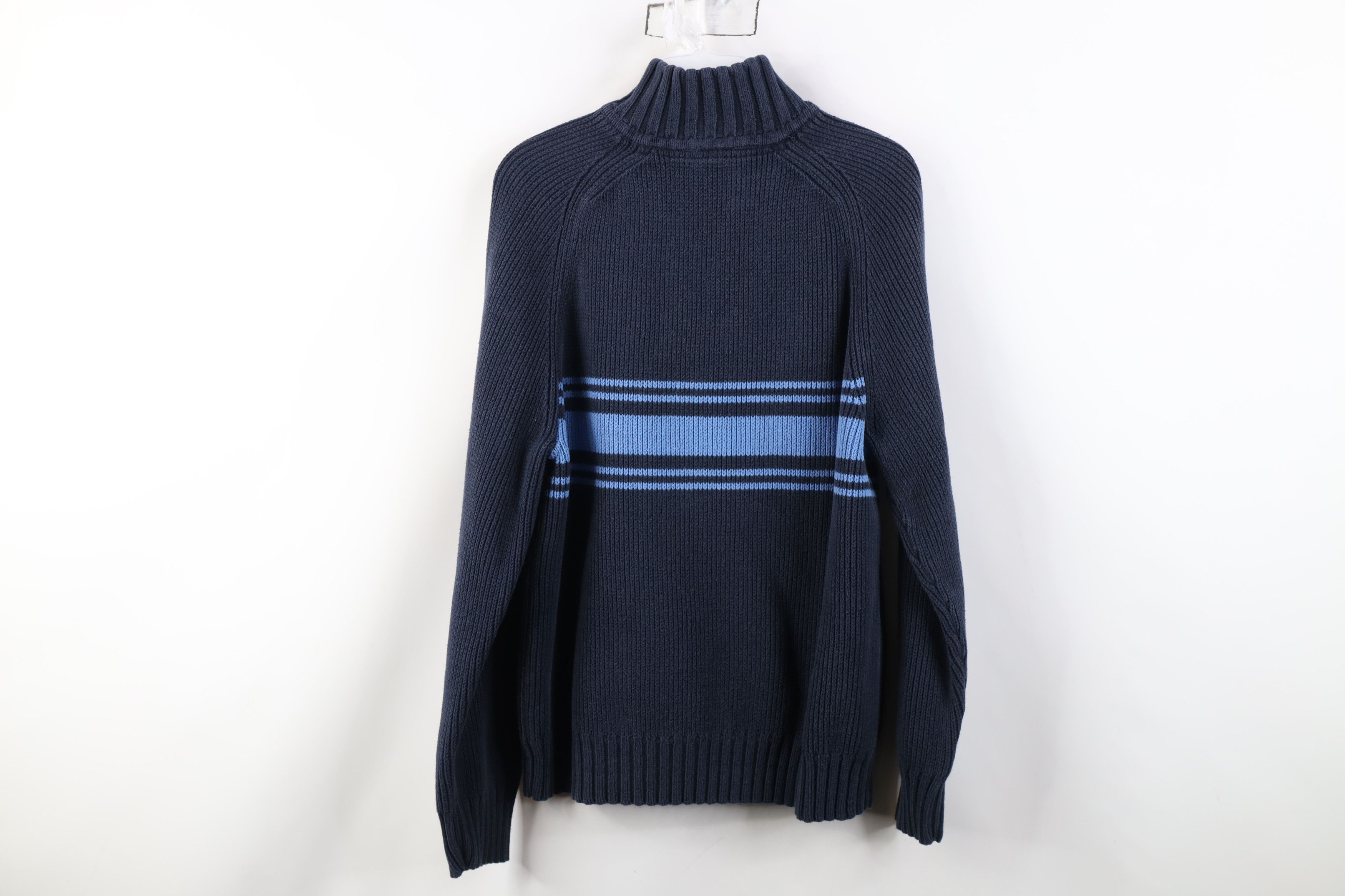Gap Vintage Y2K Gap Heavy Cotton Ribbed Knit Half Zip Sweater Size US M / EU 48-50 / 2 - 10 Thumbnail