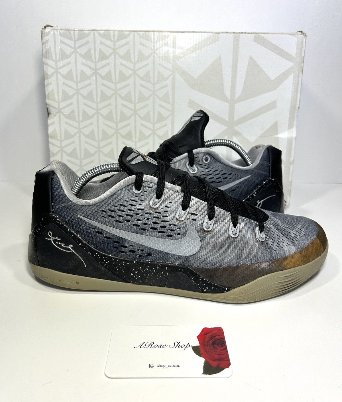 Nike Nike Kobe 9 EM Low ‘Metallic Silver’ Shoes Size: 10.5 M Size US 10.5 / EU 43-44 - 1 Thumbnail