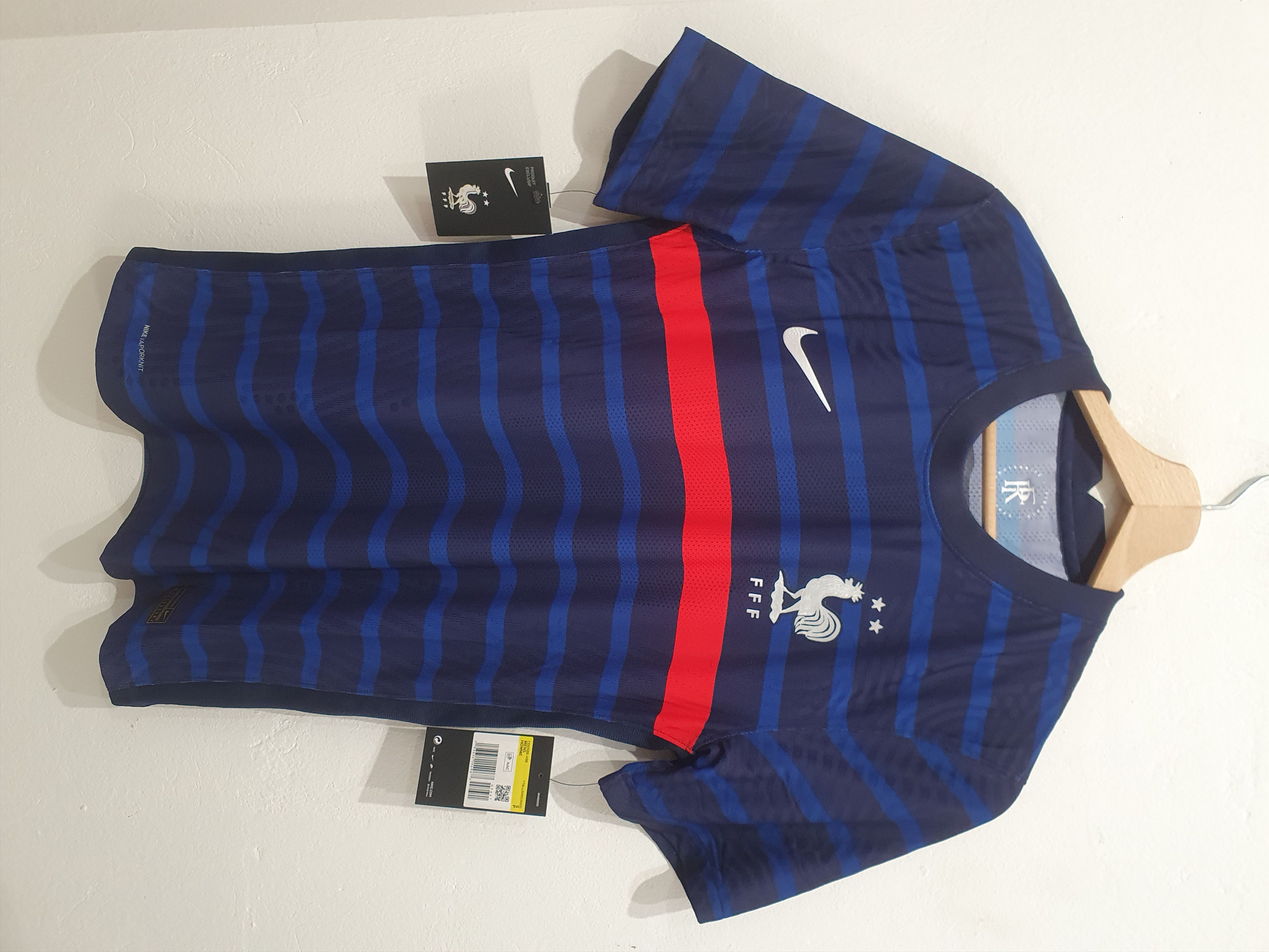 image of France 2020 Nike Size S Vapor New Jersey Shirt Soccer, Men's