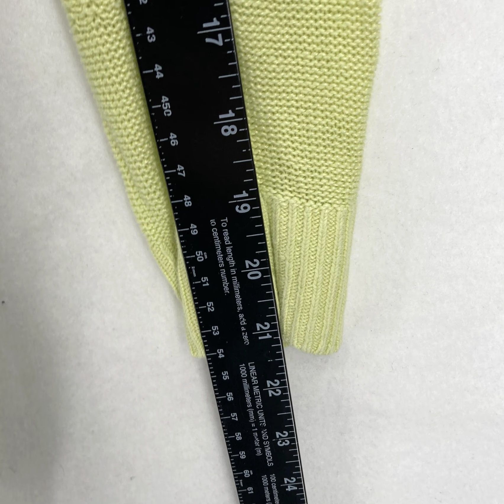 Talbots Talbots Cardigan Sweater Womens 2X Green Linen Open Front Pockets Knit V-Neck Long Sleeve Plus Size XXL / US 16-18 / IT 52-54 - 6 Thumbnail