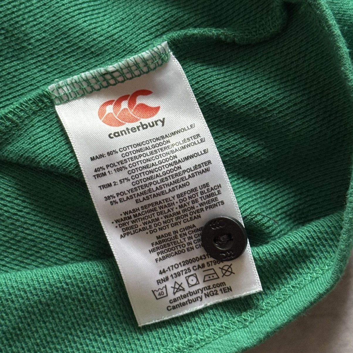 Canterbury of New Zealand Rare Ireland Canterbury Union Rugby Longsleeve Jersey Tee Size US XL / EU 56 / 4 - 6 Thumbnail