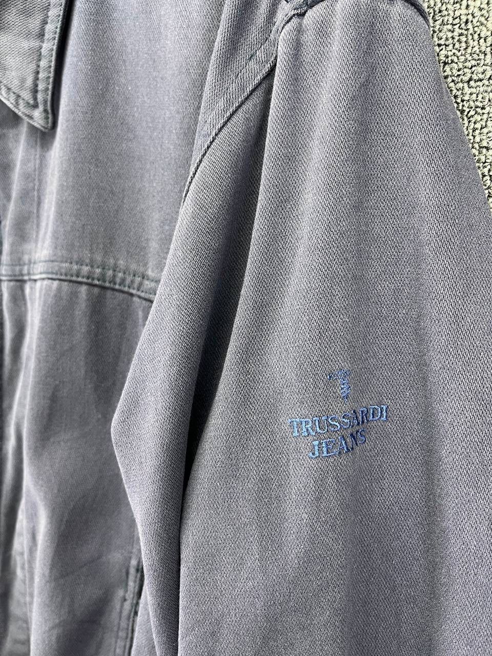 Trussardi Vintage Trussardi Jeans Luxury Rare Zip Up Jacket Size US L / EU 52-54 / 3 - 11 Thumbnail