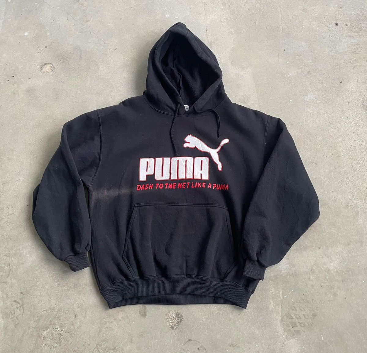 Puma × Vintage VINTAGE PUMA BIG LOGO HOODIE SUNFADED Size US XS / EU 42 / 0 - 1 Thumbnail