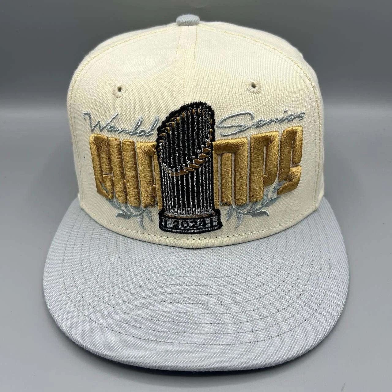 New Era Los Angeles LA Dodgers Hat Men White Blue MLB Snap Back Cap Size ONE SIZE - 1 Thumbnail