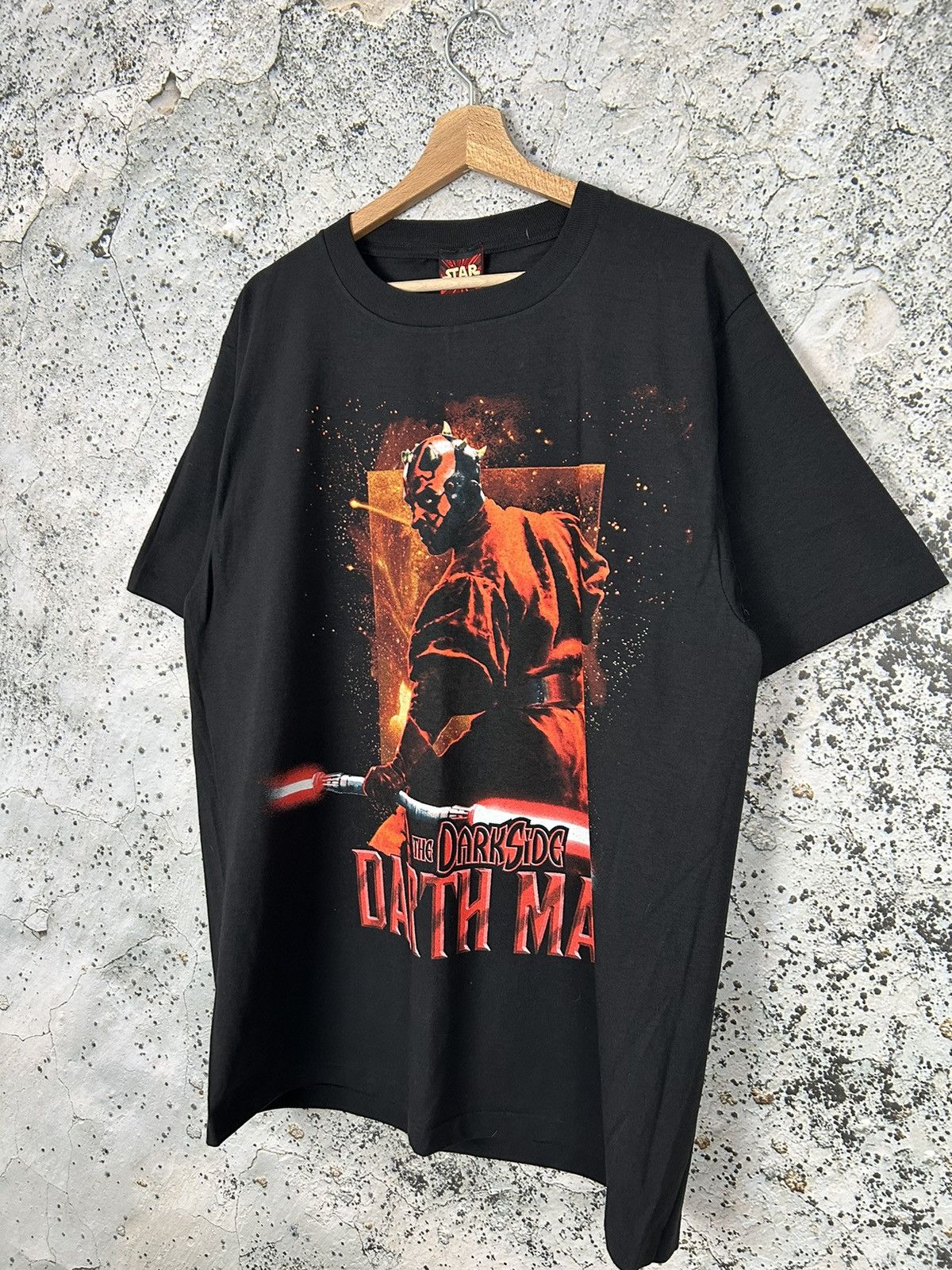 Star Wars Vintage Star Wars Darth Maul 90s Movie Graphic Tee Rare Size US L / EU 52-54 / 3 - 3 Thumbnail