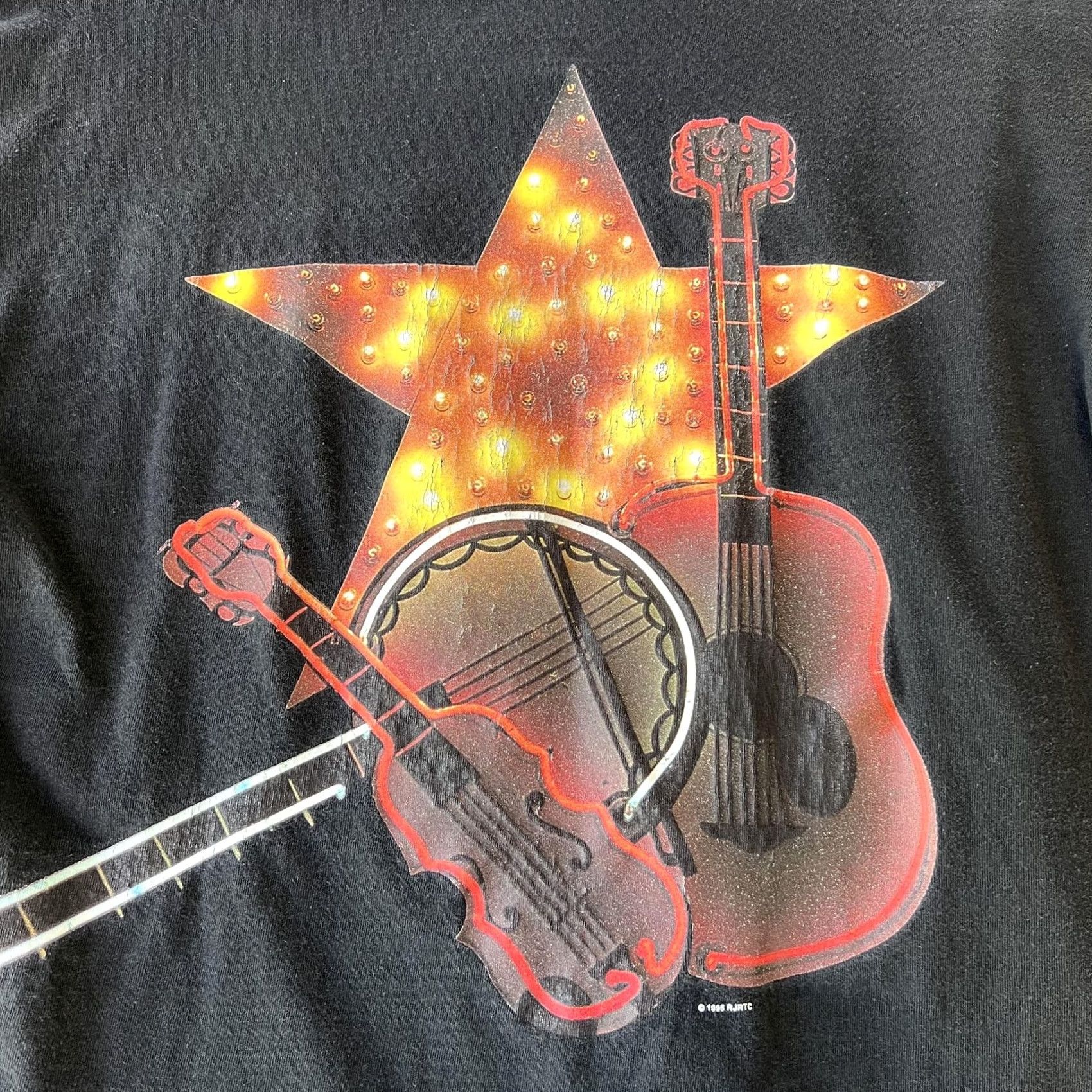 Vintage VINTAGE Doral Across America Shirt Mens XL Black 90s Music Americana Graphic Print Stars Pockets US Made Womens? Mens Size US XL / EU 56 / 4 - 5 Thumbnail