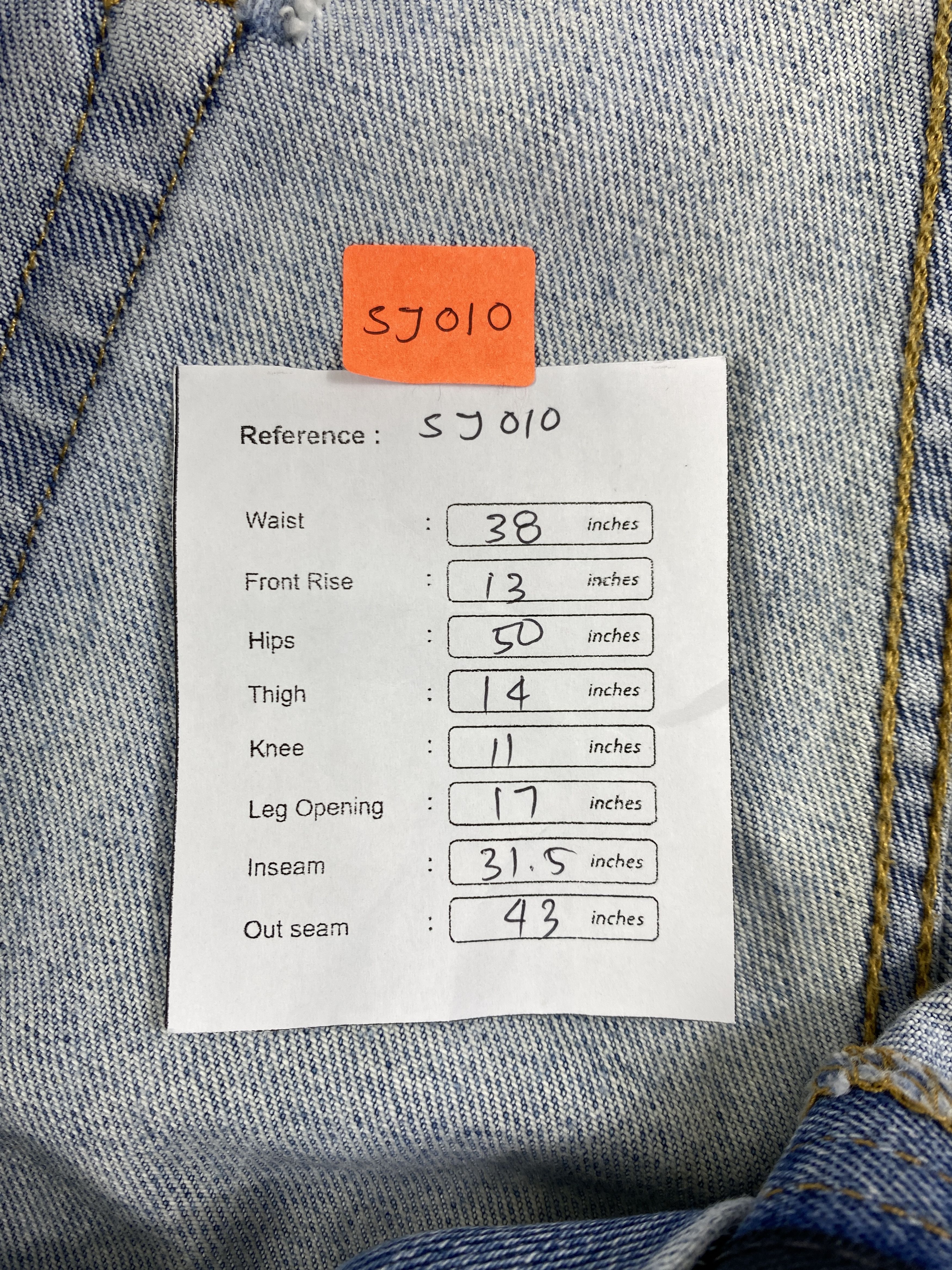 Levi's Mid Blue Vintage Levi's 550 Jeans 38x31.5 Denim -SJ010 Size US 38 / EU 54 - 8 Thumbnail