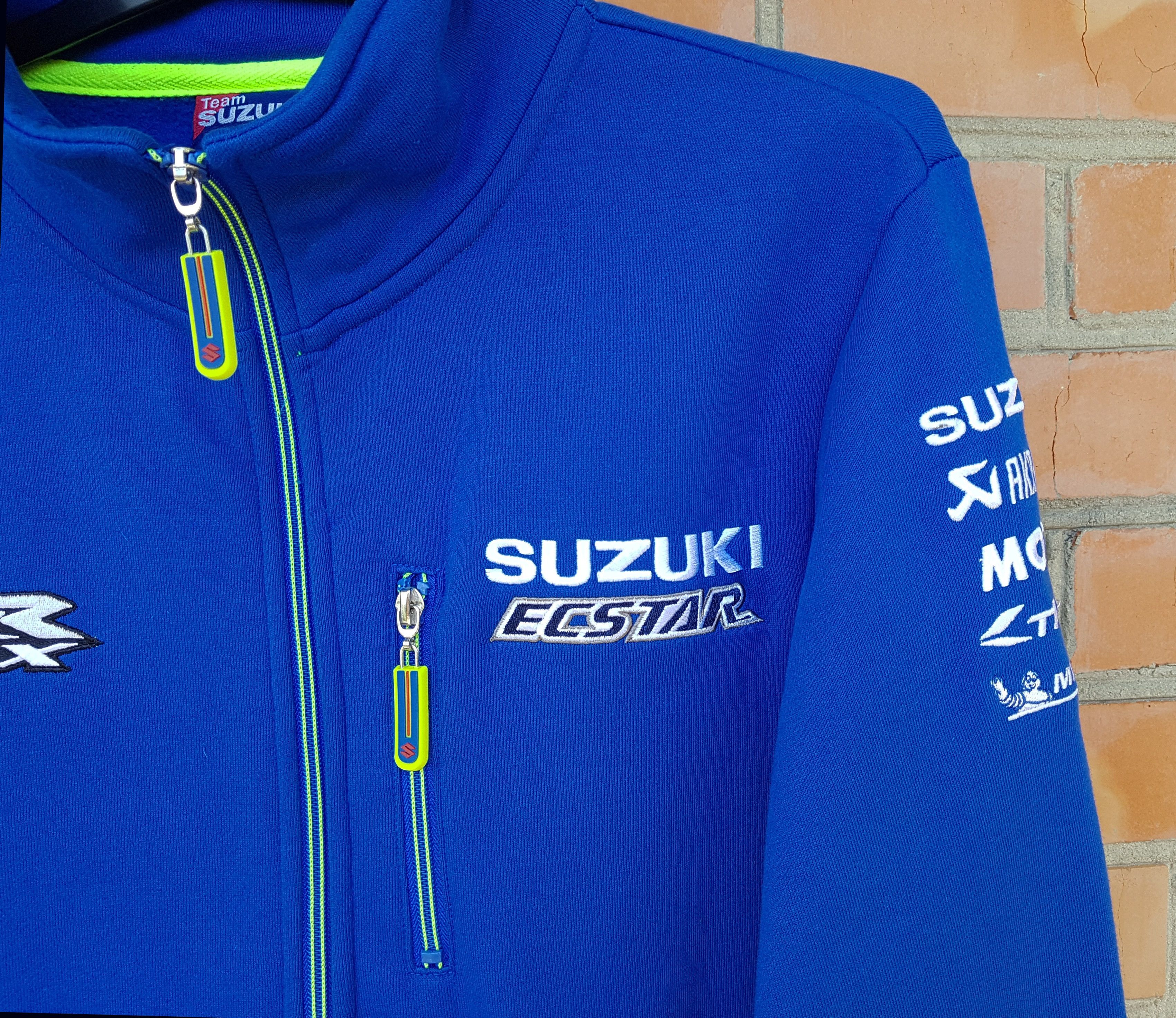 Japanese Brand Suzuki ECSTAR GSX-RR Full Zip Track Top Sweatshirt Size US S / EU 44-46 / 1 - 6 Thumbnail