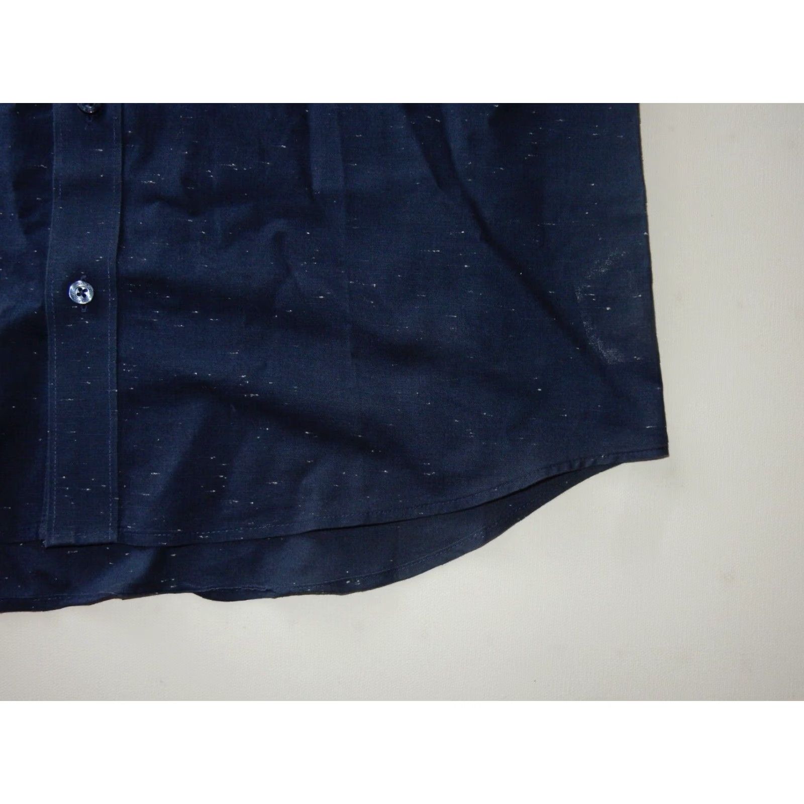 TravisMathew VINTAGE Travis Mathew Men's Short Sleeve Button-Up Shirt Size M Blue Cotton Size US M / EU 48-50 / 2 - 2 Thumbnail