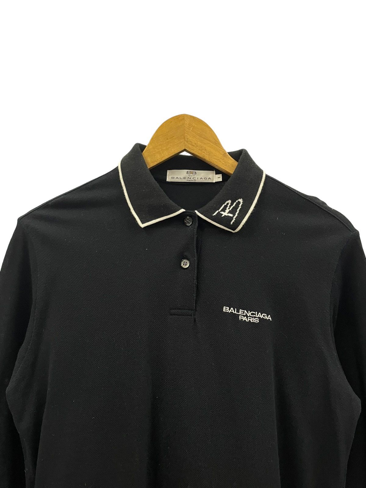 image of Vintage Balenciaga Shirts in Black, Men's (Size XS)