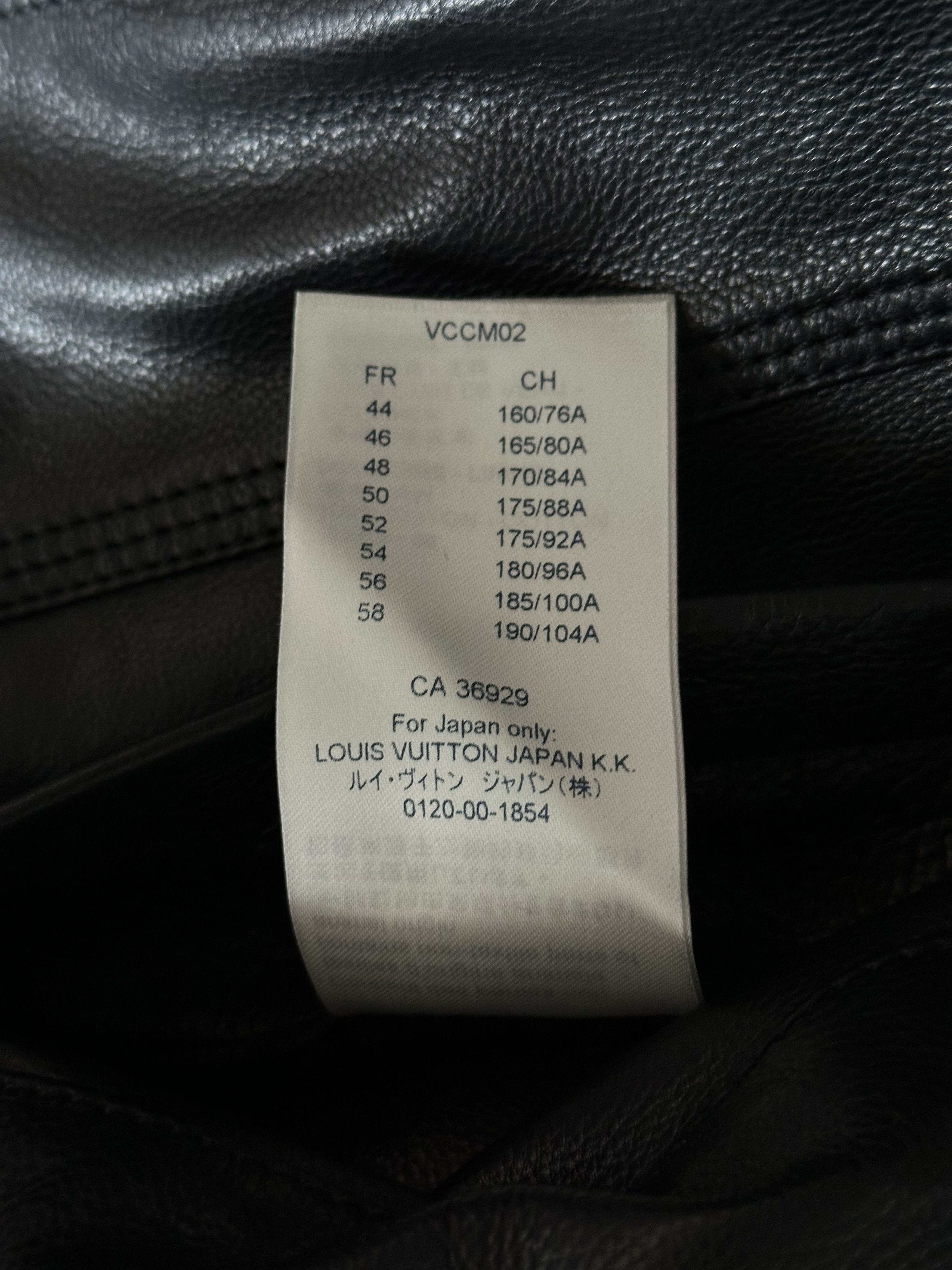 Louis Vuitton Louis Vuitton Black & White Chain Leather Trucker Jacket Size US XXL / EU 58 / 5 - 6 Thumbnail