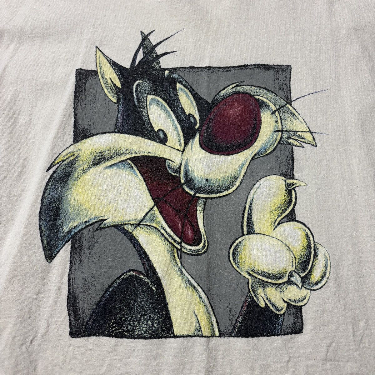 Vintage 1995s vintage t-shirt sylvester the cat looney tunes 90s Size US XL / EU 56 / 4 - 2 Thumbnail