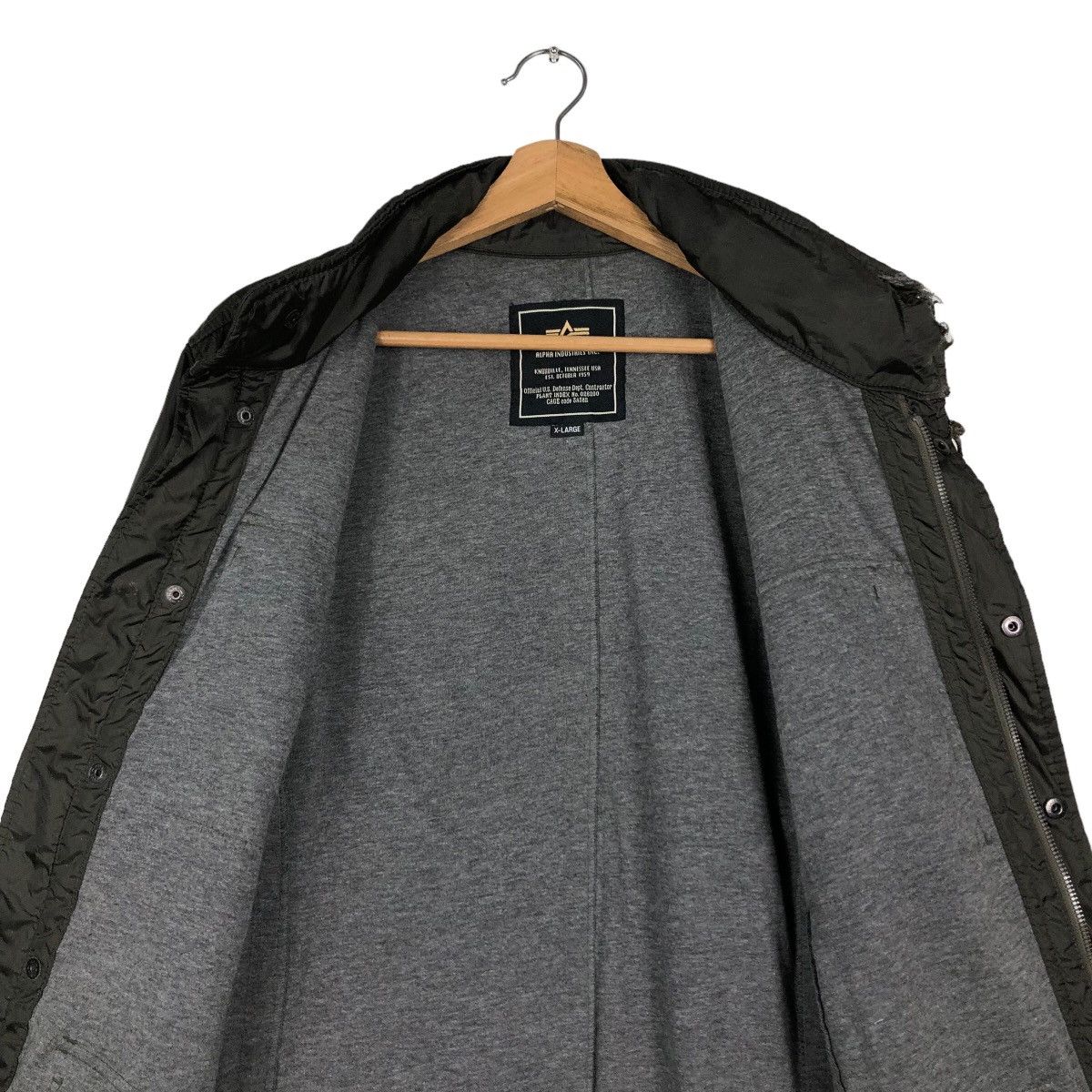 Alpha Industries 🔥Vintage Biker Military Jacket Cargo Alpha Industries USA Size US XL / EU 56 / 4 - 14 Thumbnail