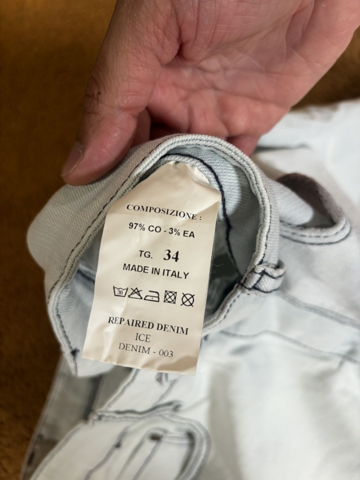 Represent Clo. Represent Clo. ICE Jeans Size US 34 / EU 50 - 4 Thumbnail