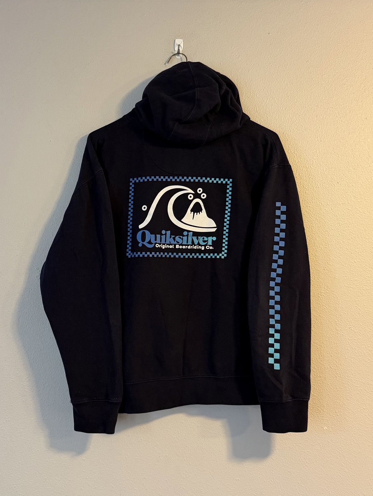 Quiksilver vtg 90s y2k quiksilver double sided hoodie w/ sleeve hit Size US L / EU 52-54 / 3 - 1 Thumbnail