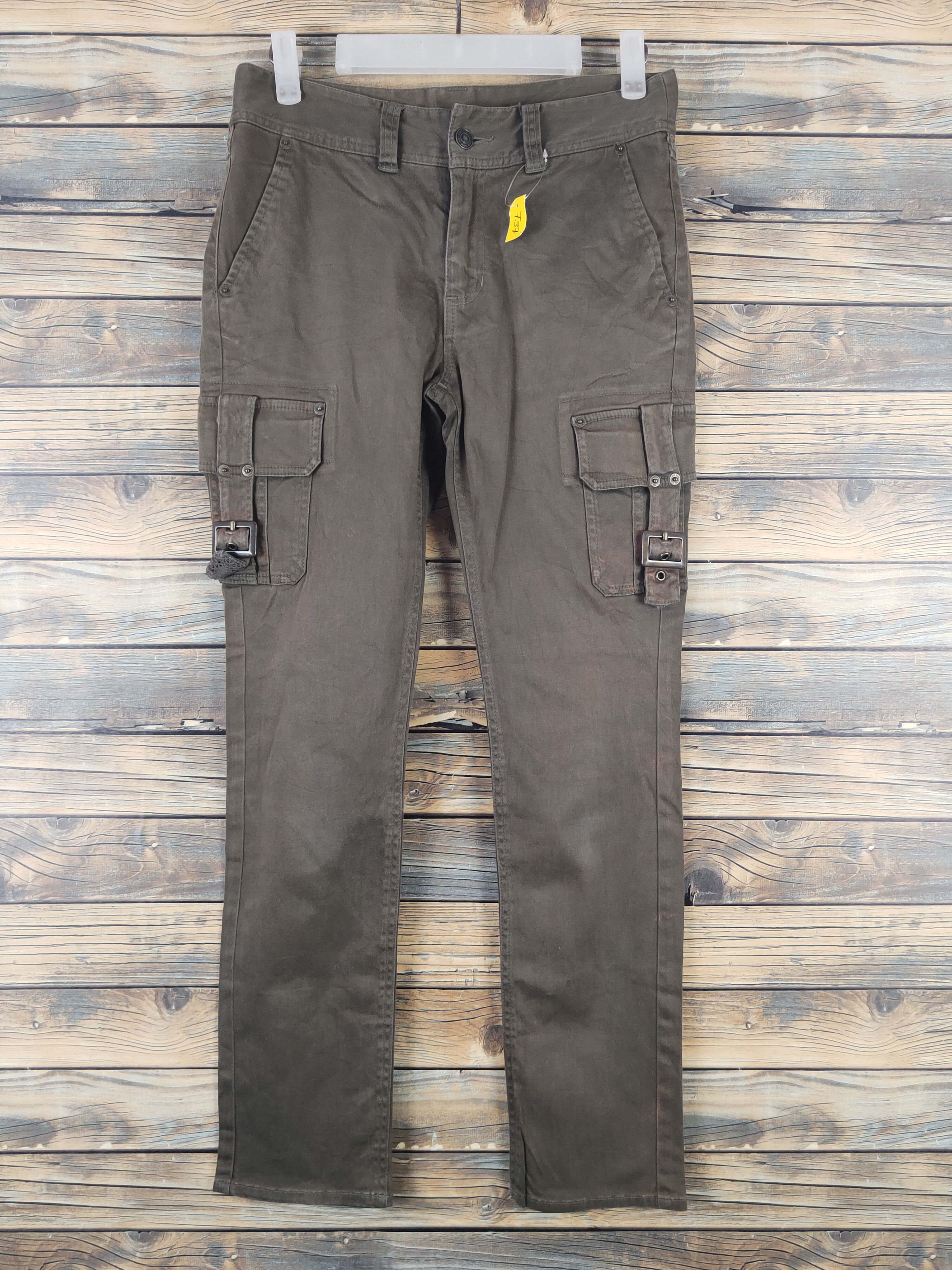Japanese Brand DL Japanese Brand Brown Multipocket Cargo Pants #737 Size 28" / US 6 / IT 42 - 1 Thumbnail