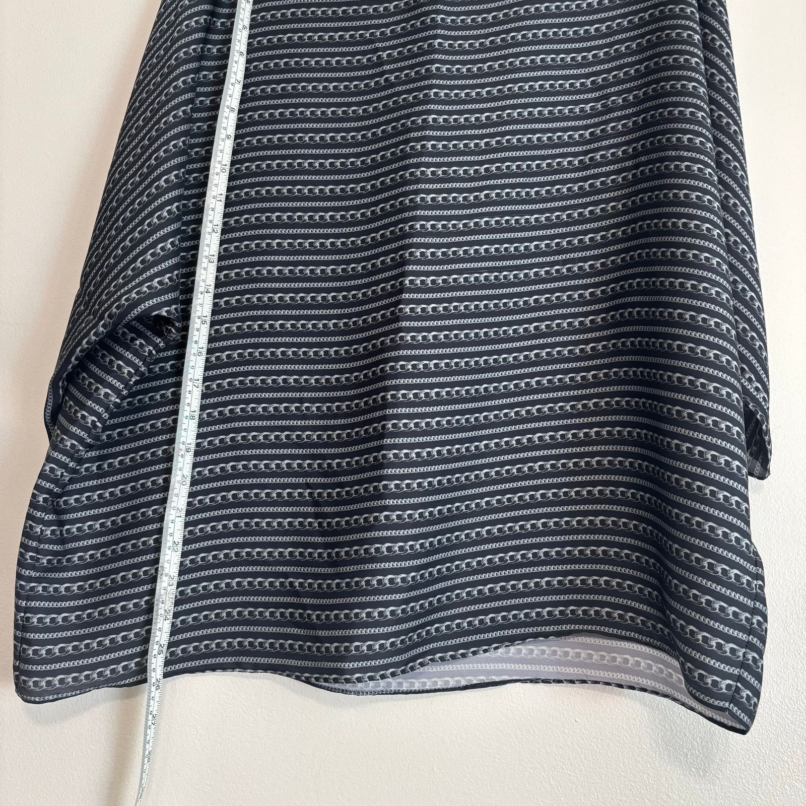 Michael Kors MICHAEL Michael Kors Charcoal Black and Gray Blouse Size XL Size XL / US 12-14 / IT 48-50 - 4 Thumbnail