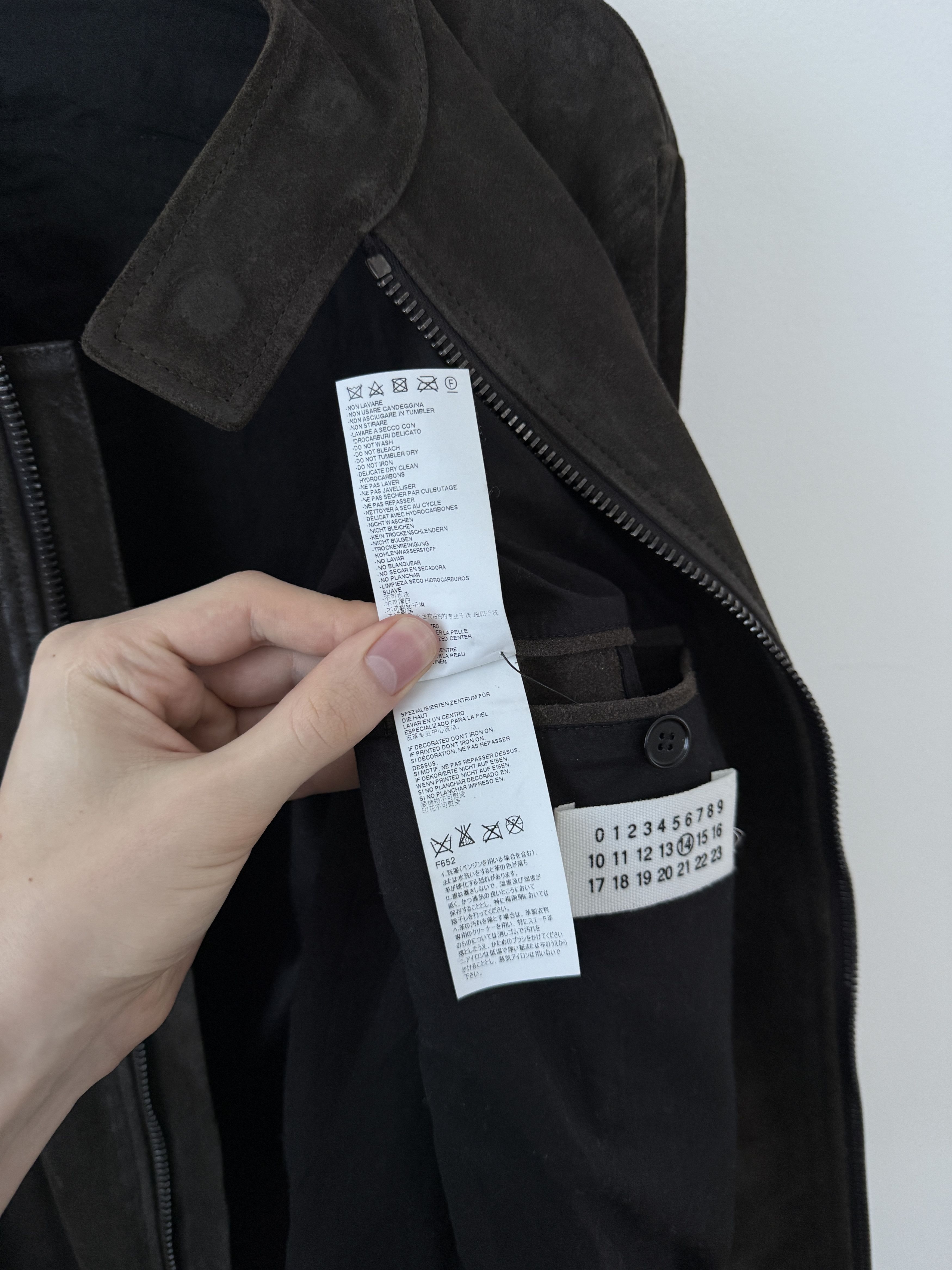 Maison Margiela 2014 5 Zip Leather Moto Jacket Size US M / EU 48-50 / 2 - 20 Thumbnail