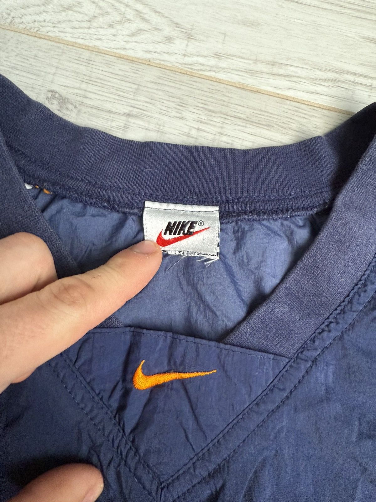 Nike × Vintage Vintage Nike 90’s nylons oversized track jacket sweatshirt Size US M / EU 48-50 / 2 - 3 Thumbnail
