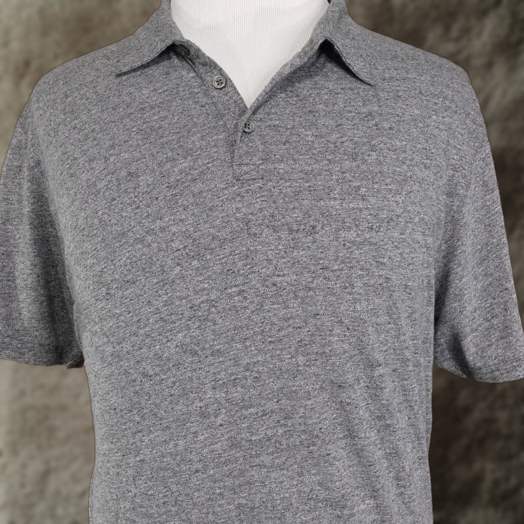 Vintage Zachary Prell Polo Shirt Mens 2XL Gray Heather Short Sleeve Modal Blend Size US XXL / EU 58 / 5 - 1 Thumbnail