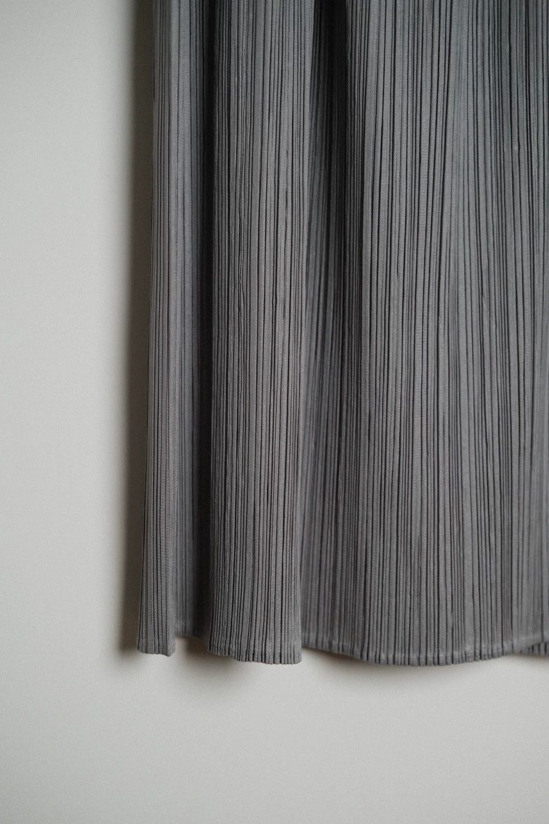 Issey Miyake issey miyake size:m Dark grey pleated long dress 2505-Next Size 42" / US 20 - 5 Thumbnail