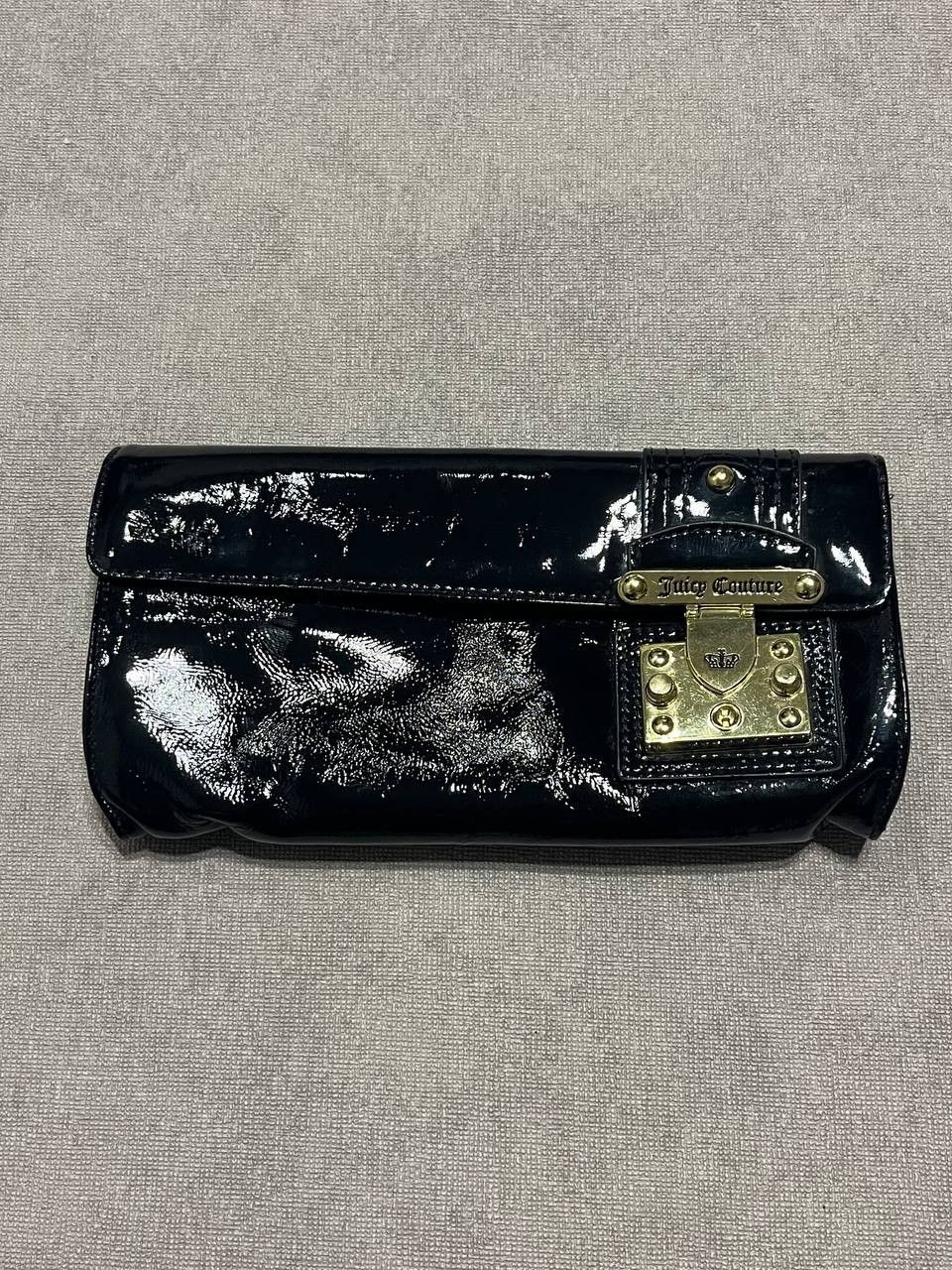 Juicy Couture Juicy Couture Women`s Bag Black Clutch Y2K Handbag Size ONE SIZE - 1 Thumbnail