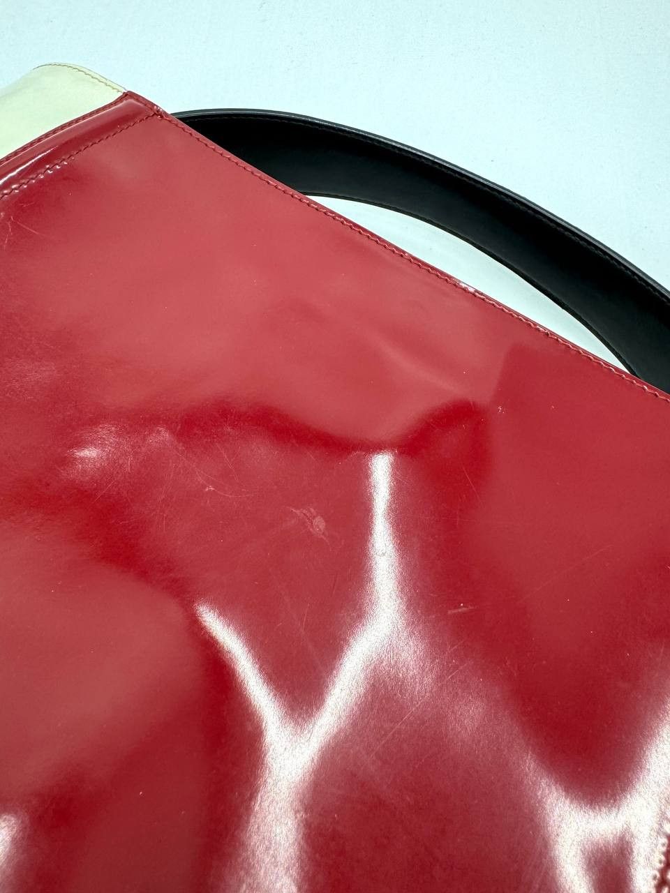 Prada Prada Ouverture patent leather crossbody bag Size ONE SIZE - 14 Thumbnail