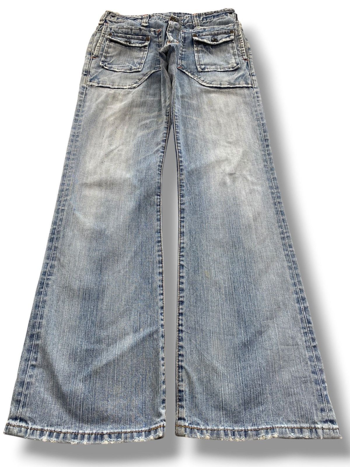 Edwin Edwin Vintage Bush Multi-Pocket Style Bootcut Flare Jeans Size US 32 / EU 48 - 1 Thumbnail