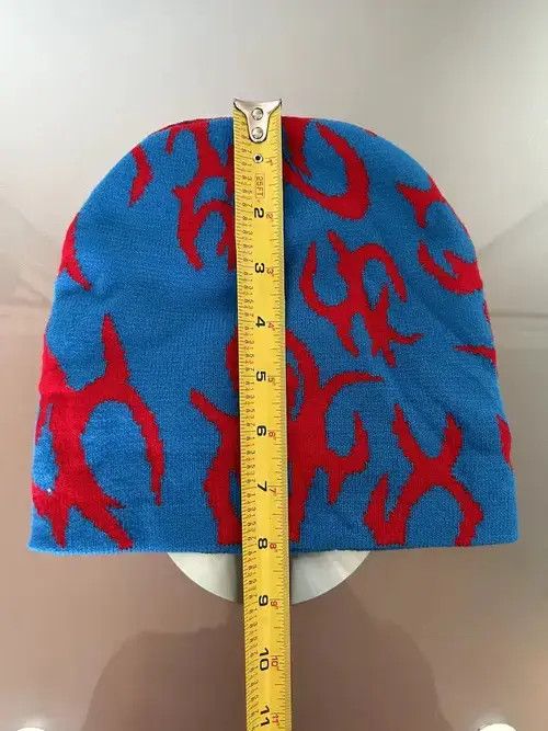Other Y2K Fire Beanie (blue + red) Size ONE SIZE - 4 Thumbnail