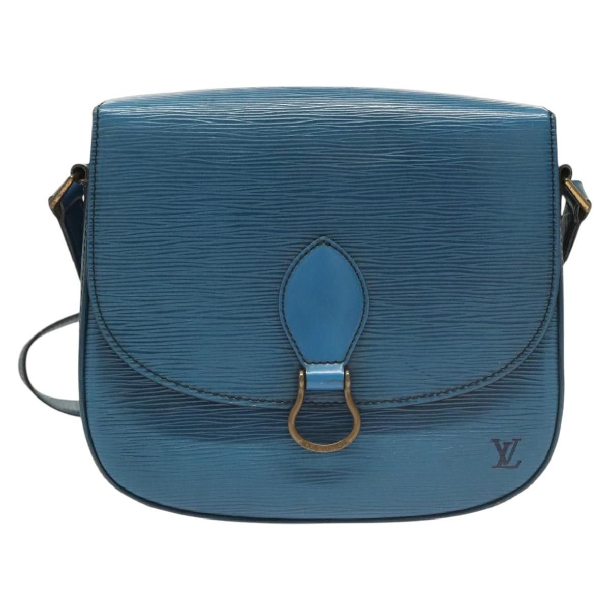 Louis Vuitton LOUIS VUITTON Epi Saint Cloud GM Shoulder Bag Toledo Blue Size ONE SIZE - 13 Thumbnail