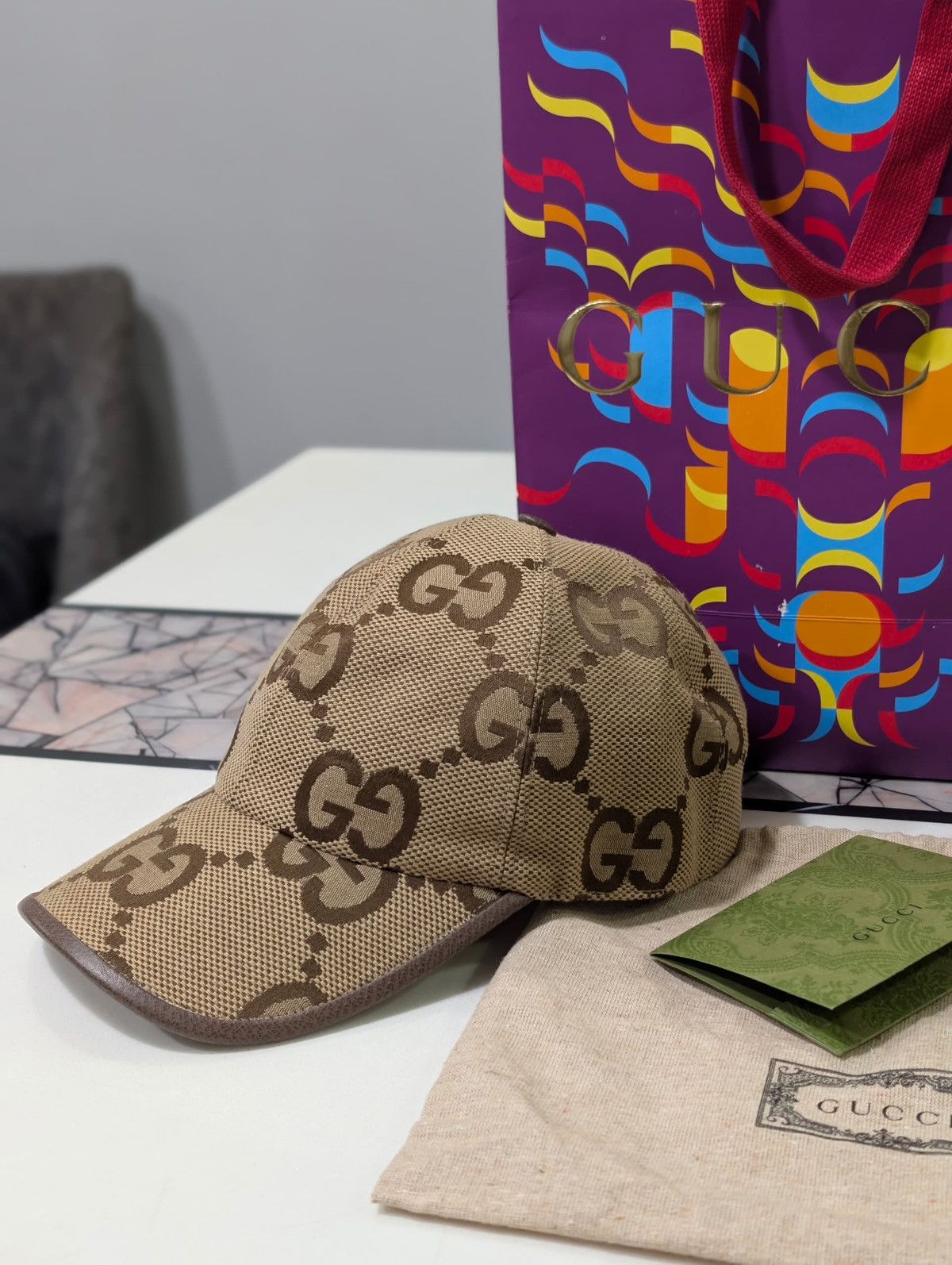 Gucci Authentic Gucci Jumbo GG Cap Size ONE SIZE - 11 Thumbnail