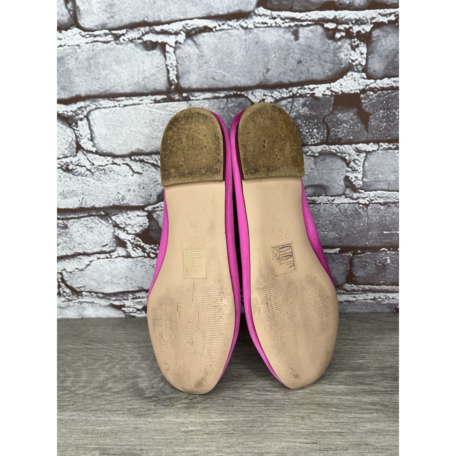 J.Crew J.Crew Factory Hot Pink Satin Silk MJ Strap Ballet Flats Wom Size US 7.5 / IT 37.5 - 8 Thumbnail