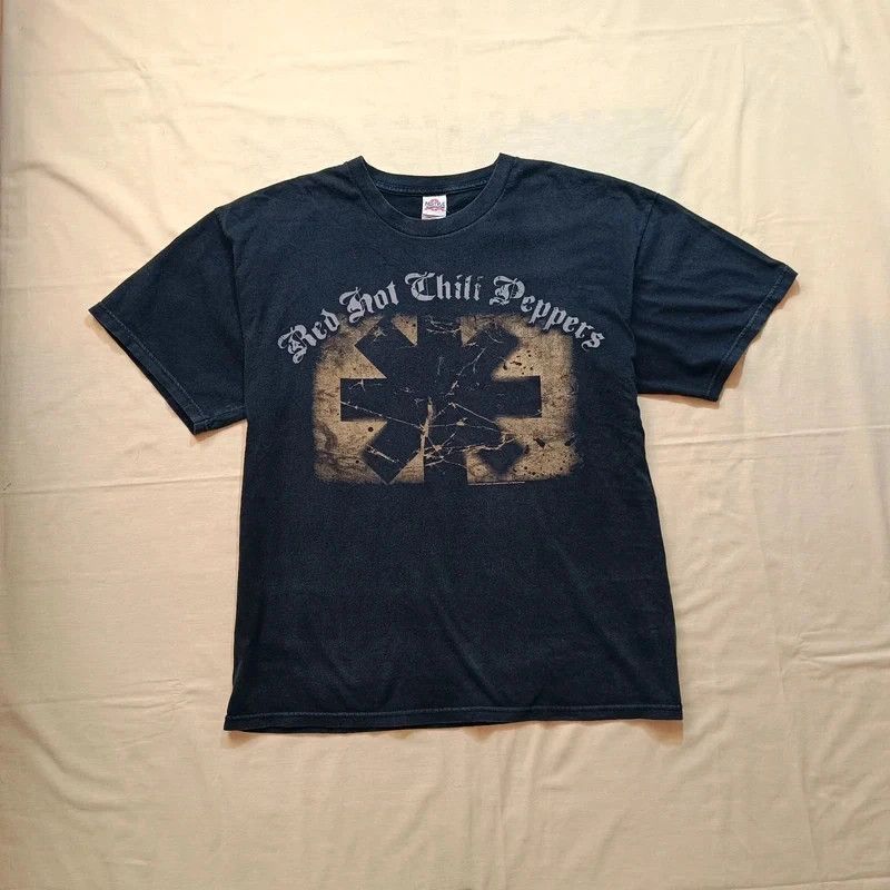 Alstyle Red Hot Chili Peppers Washed Black Tshirt XL