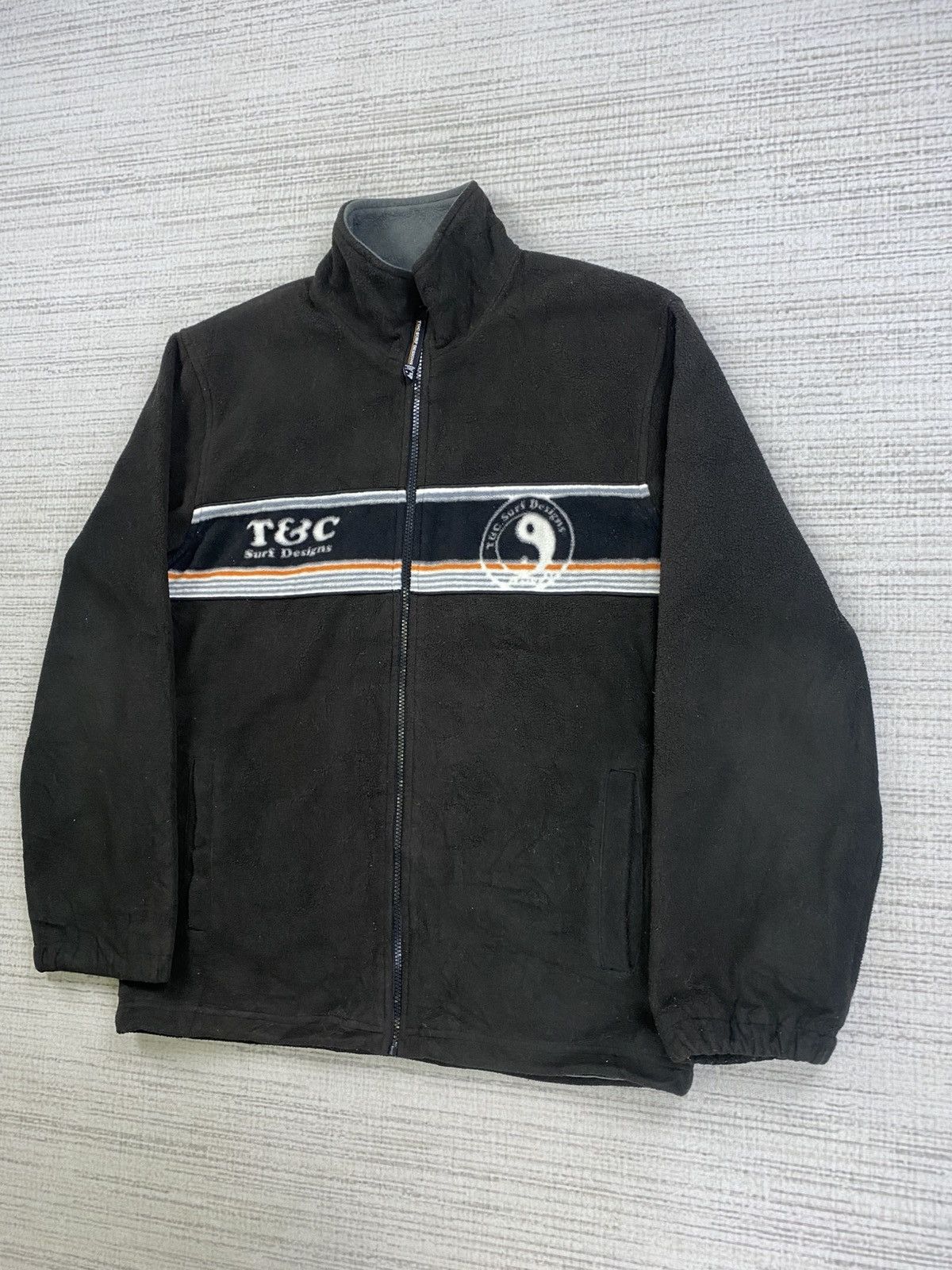 Vintage Vintage T&C Surf Design Fleece Full Zipper Jacket Size US M / EU 48-50 / 2 - 4 Thumbnail