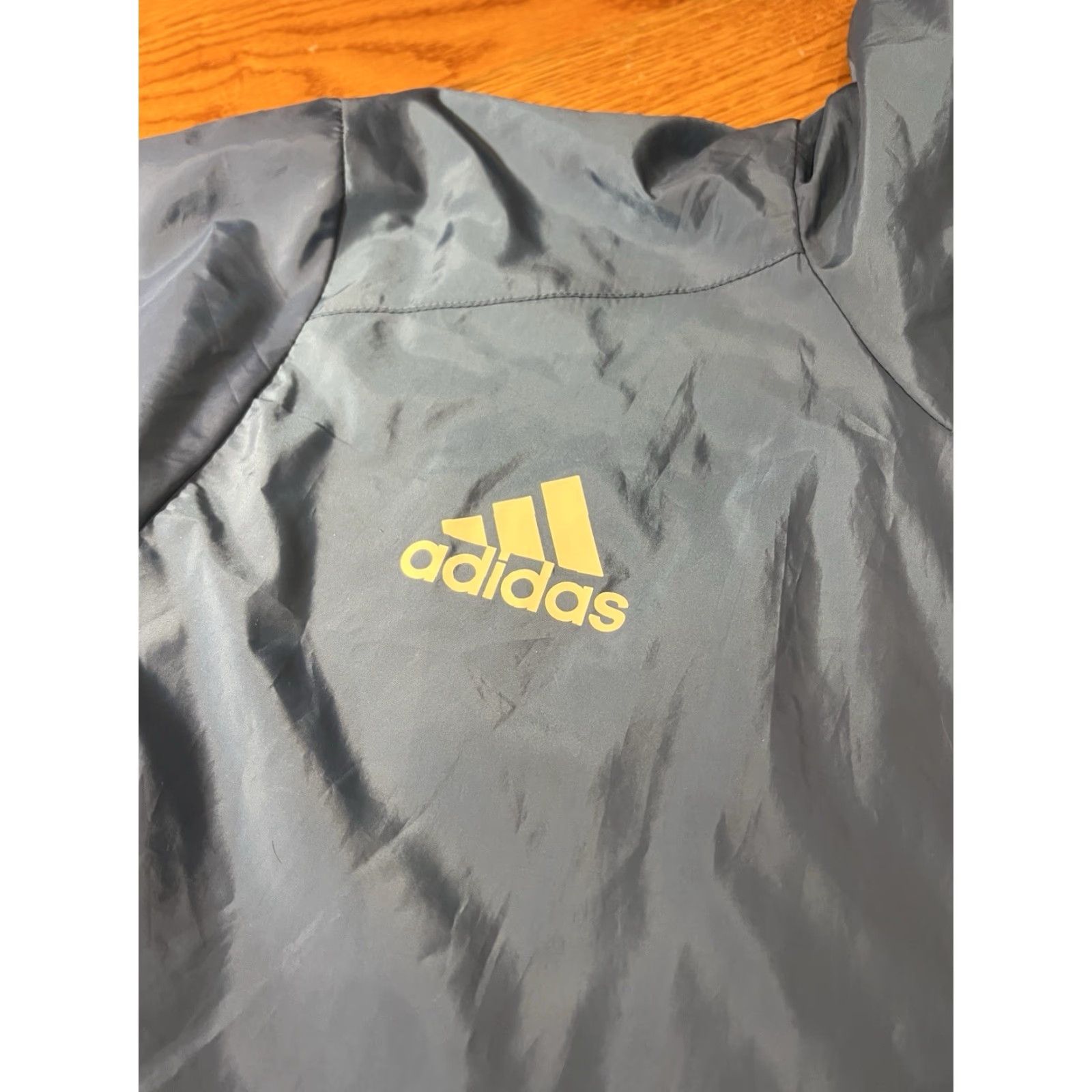 Adidas adidas Jacket Men M Blue Boston Marathon John Hancock 2017 Windbreaker Zip Hooded Full Zip Pockets Size US M / EU 48-50 / 2 - 5 Thumbnail