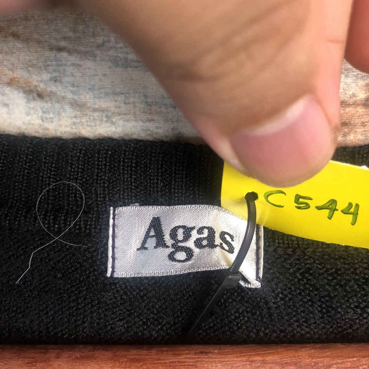 Homespun Knitwear × Japanese Brand DLL Agas Black Knitwear #C544 Size S / US 4 / IT 40 - 10 Thumbnail