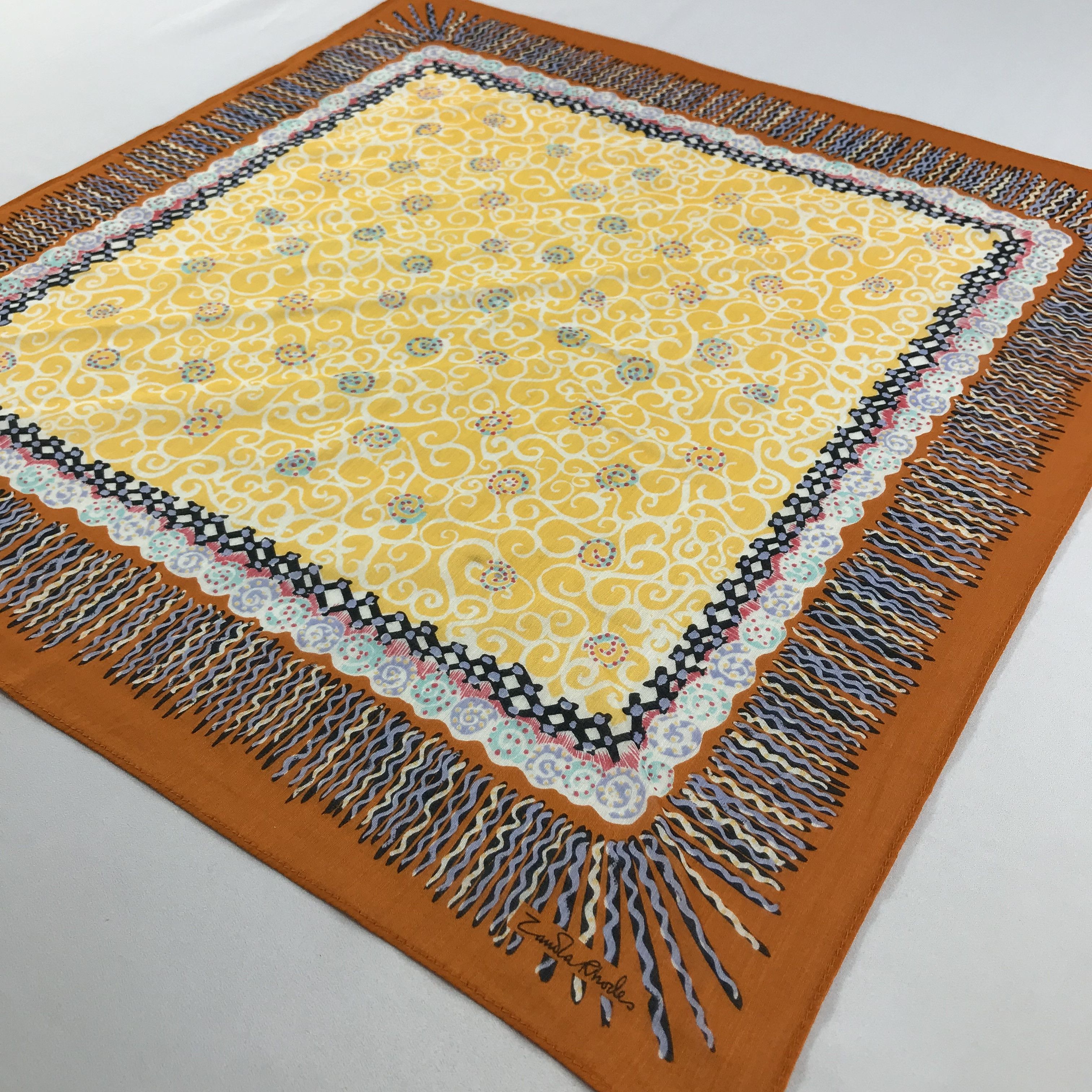 Vintage Vintage Bandana / Handkerchief / Neckerchief - S2039 Size ONE SIZE - 2 Thumbnail