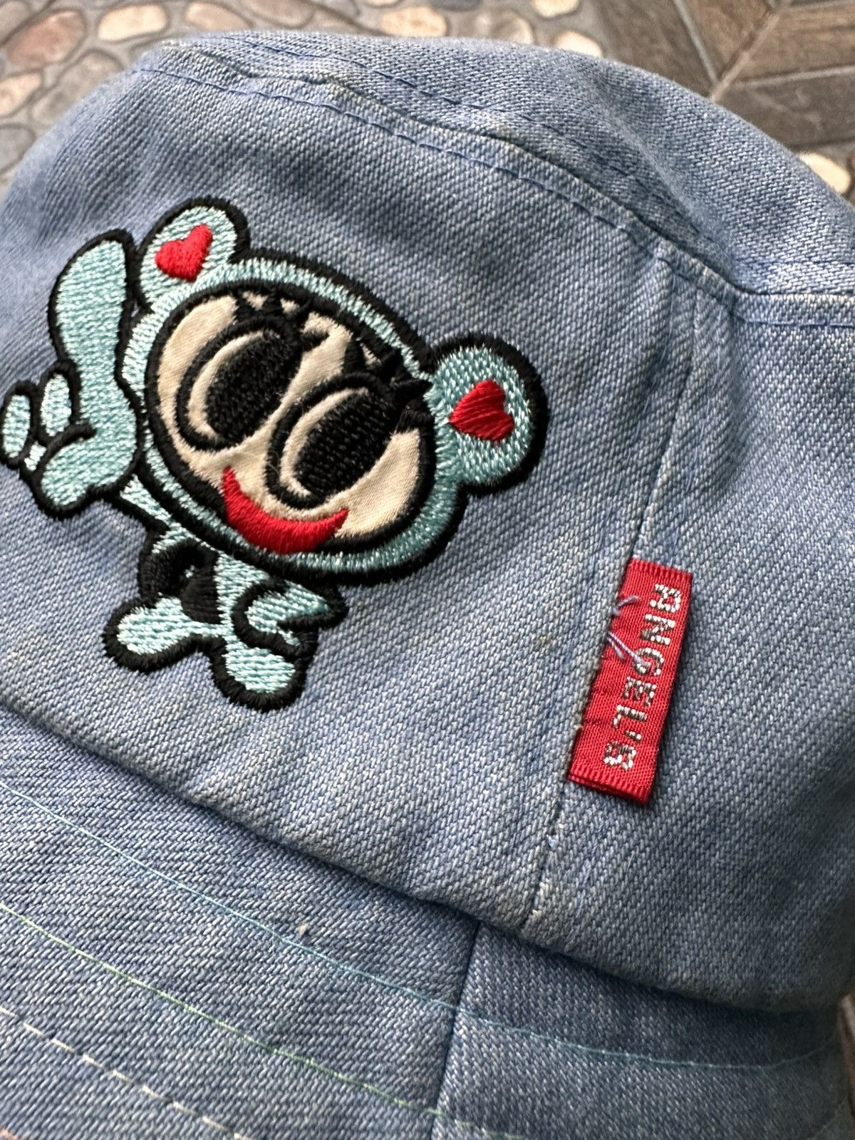 Angel Blue × Japanese Brand Vintage Angel Blue Bucket Hat Y2k Size ONE SIZE - 7 Thumbnail