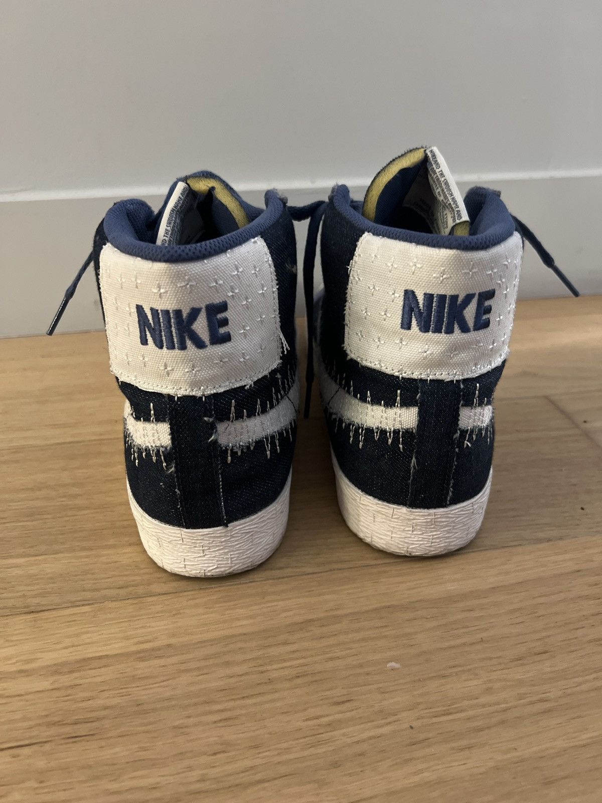 Nike Nike Blazer High "Sashiko" Blue Size US 9 / EU 42 - 3 Thumbnail