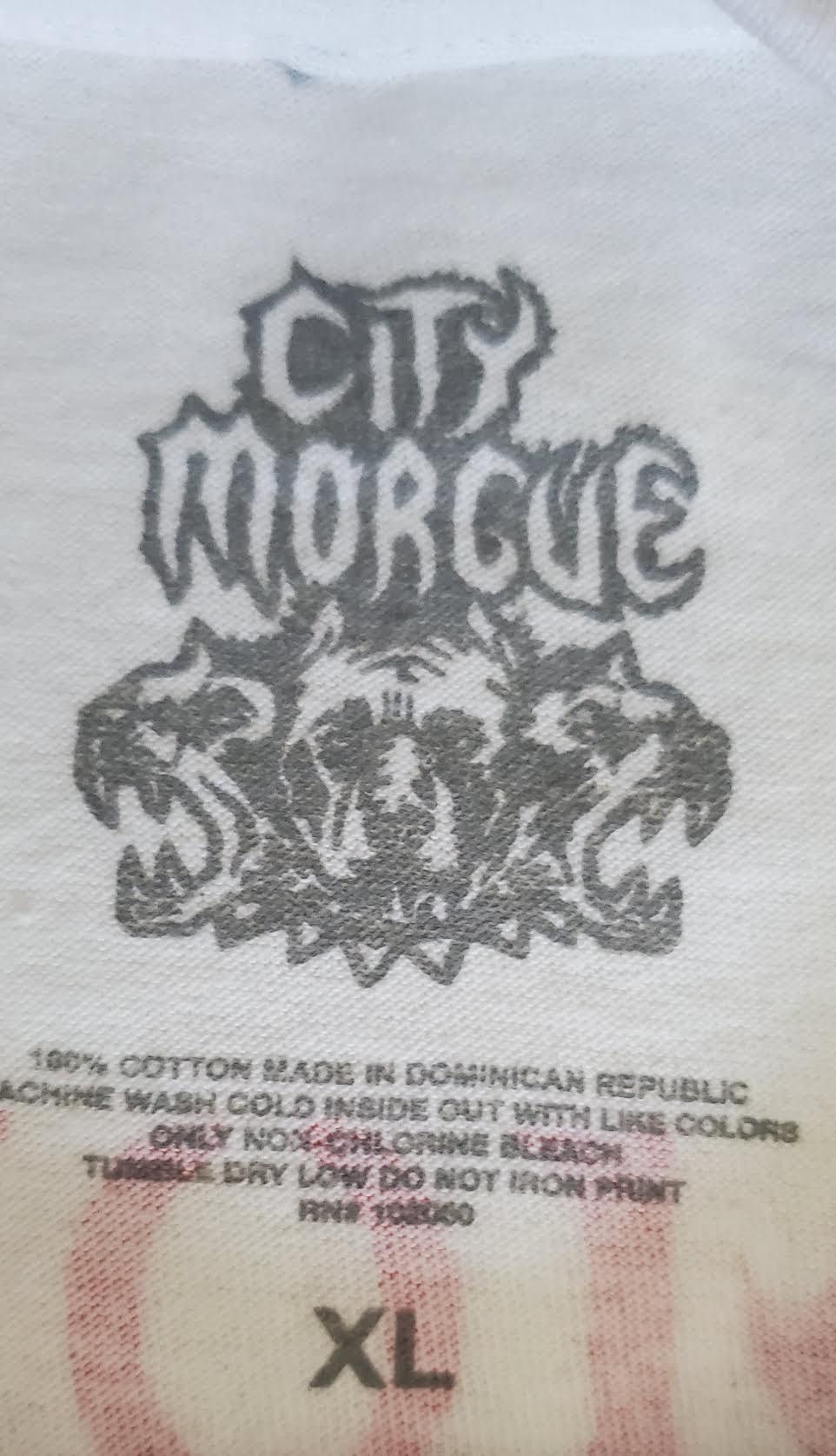 City Morgue City Morgue Dead on Arrival Tour Shirt Size US XL / EU 56 / 4 - 5 Thumbnail