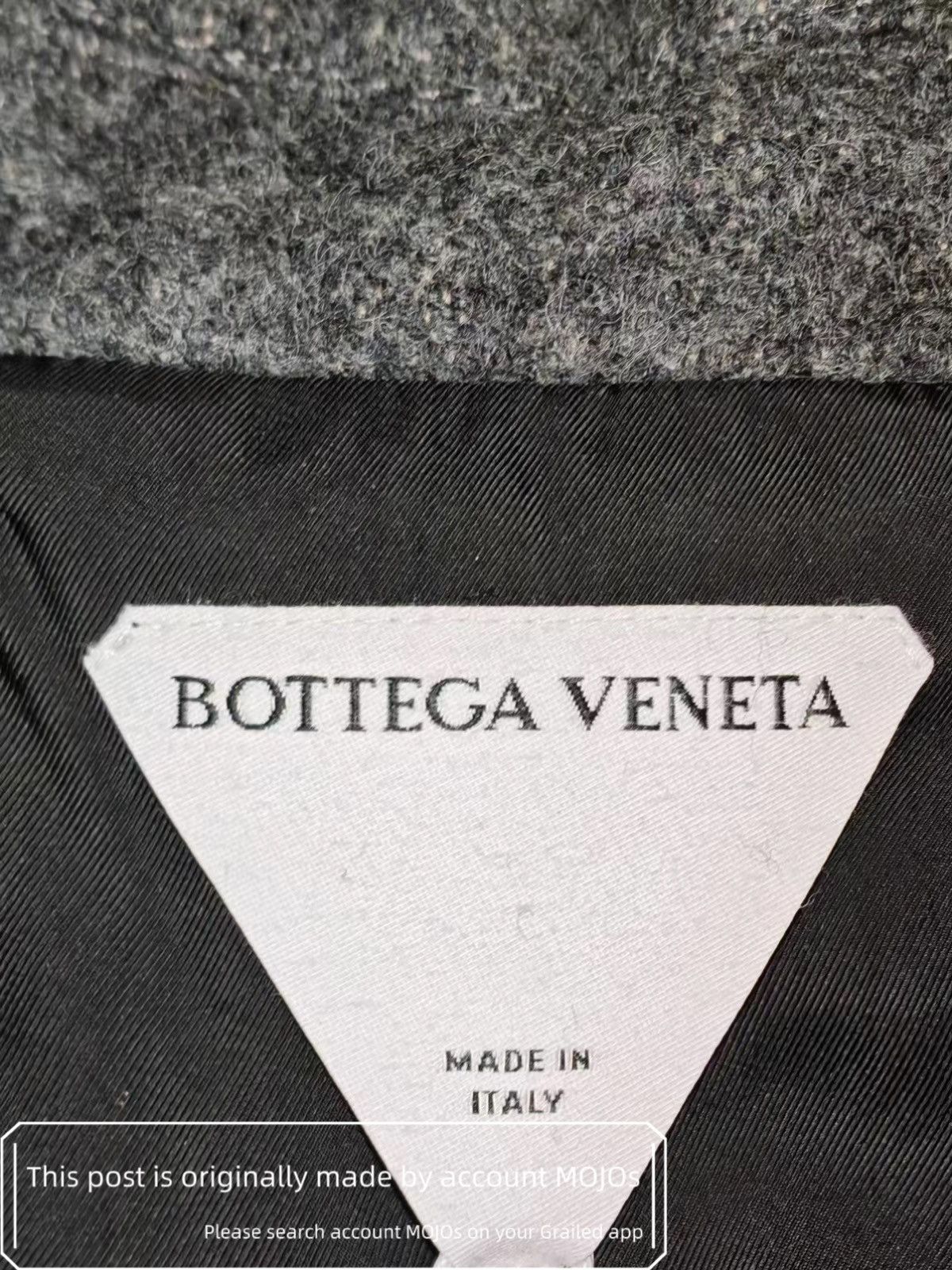 Bottega Veneta Sz 50 Bottega Veneta Dark Gray Wool Coat mojos24829 Size US M / EU 48-50 / 2 - 3 Thumbnail