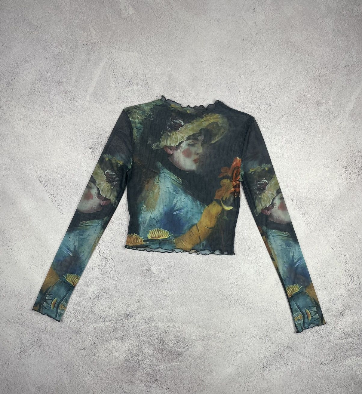 Designer × Japanese Brand Save The Queen Jean Paul Gaultier Style Mesh Top Blouses Size M / US 6-8 / IT 42-44 - 1 Thumbnail