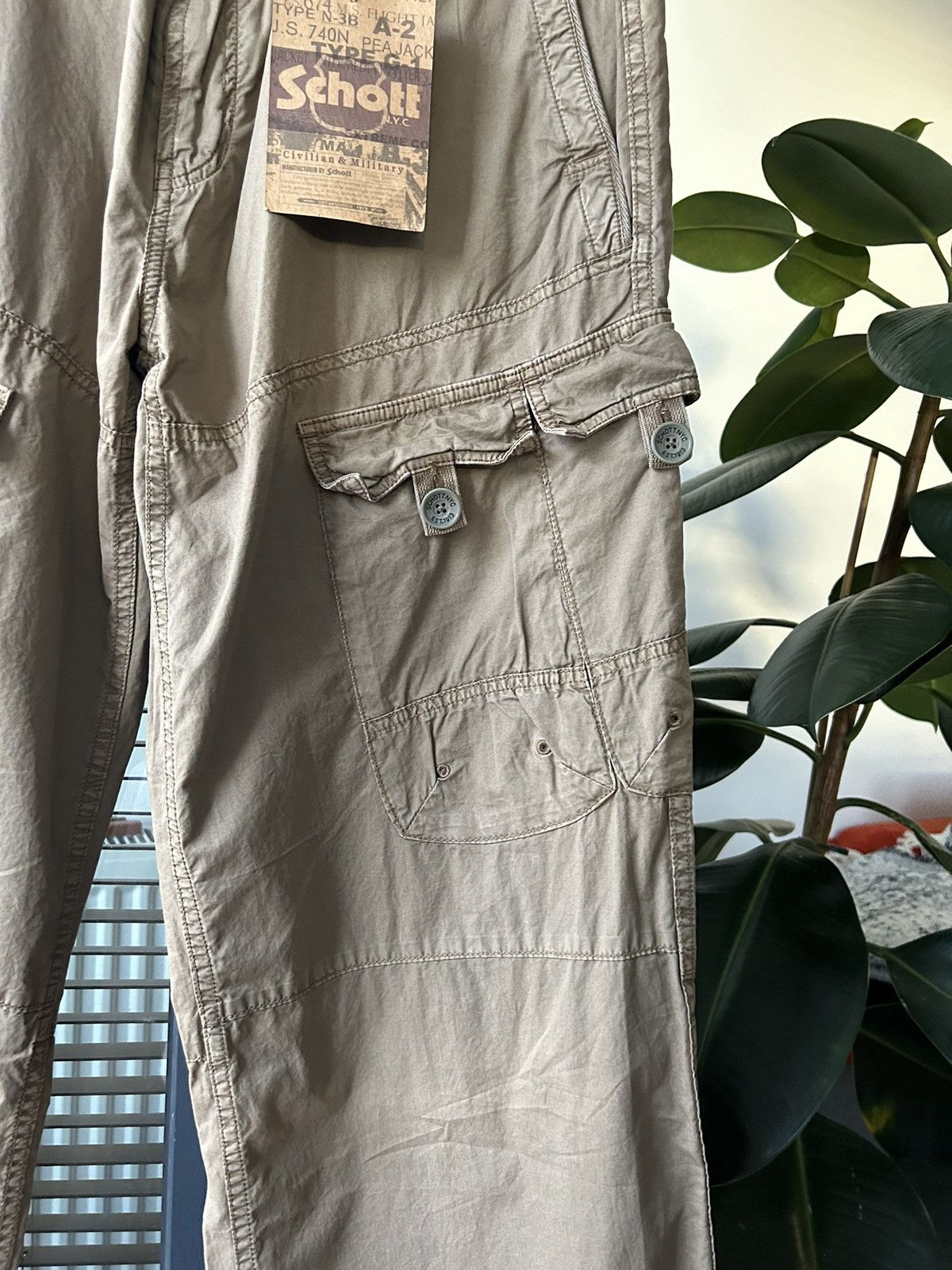 Band Of Outsiders × Schott × Thom Browne Scott Sternberg CARGO Ma-7 Pants Size US 36 / EU 52 - 6 Thumbnail