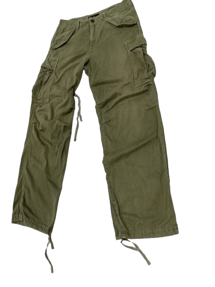 HARE Vintage Hare Cargo Pants Tactical Style Size US 32 / EU 48 - 3 Thumbnail