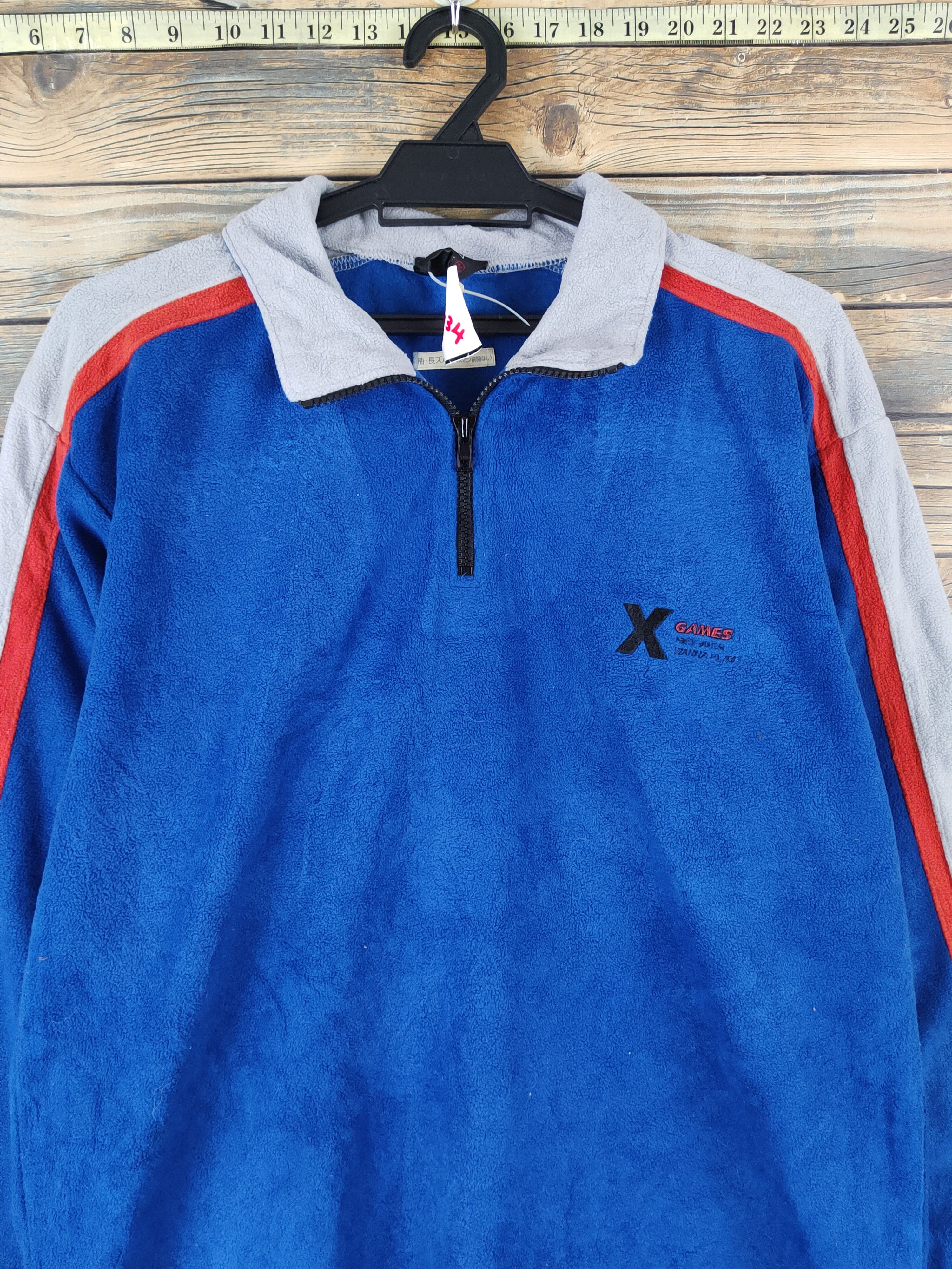 Japanese Brand × Vintage Games X Blue Knitwear Sweatshirts #W1434 Size US M / EU 48-50 / 2 - 2 Thumbnail